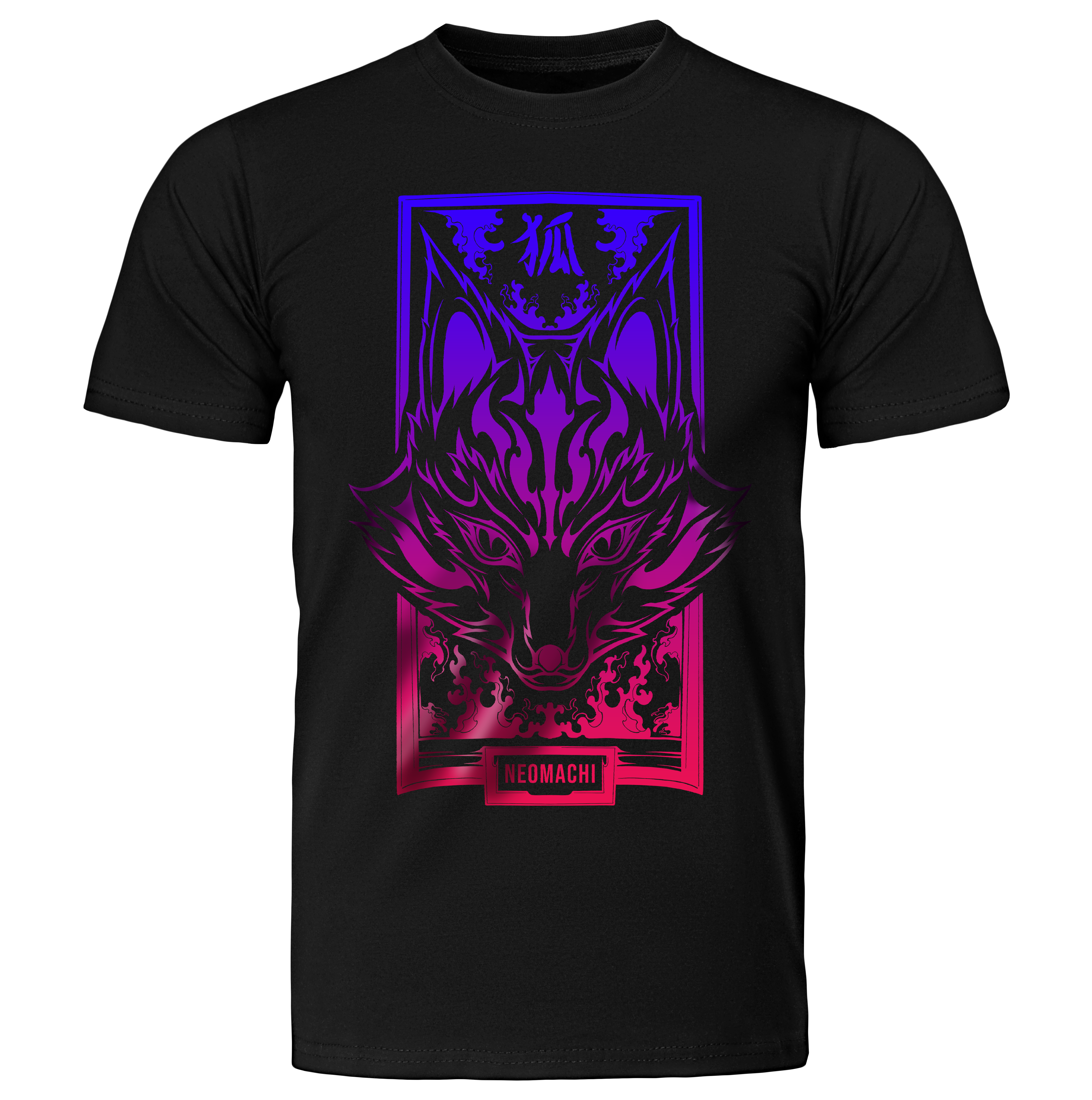 ZENKO: T-SHIRT  - Black - Front - cyberpunk t-shirt - Neomachi