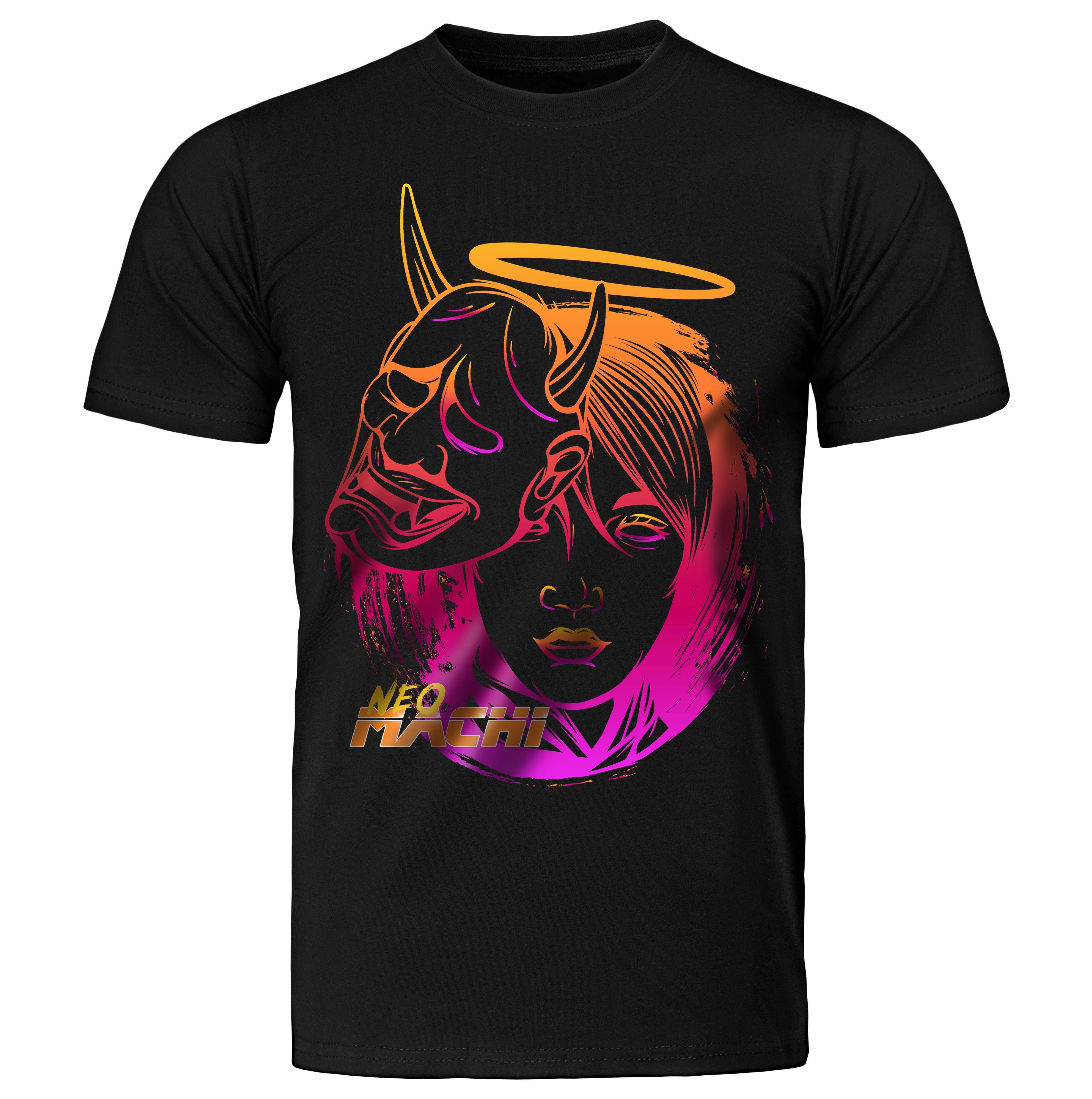 Dai t-shirt - Black - front - cyberpunk t-shirt - Neomachi