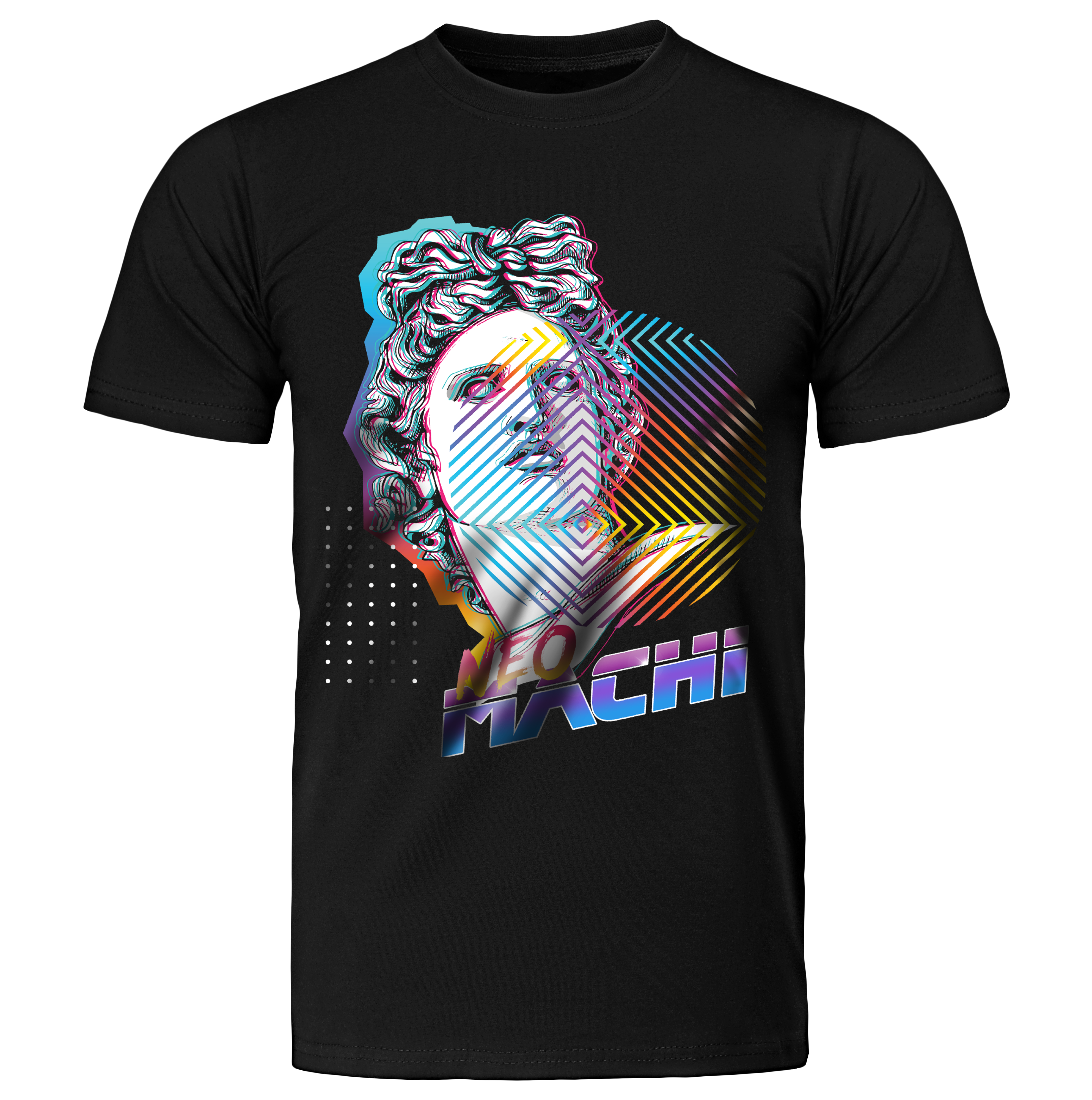 Debido t-shirt - Black - front - cyberpunk t-shirt - Neomachi