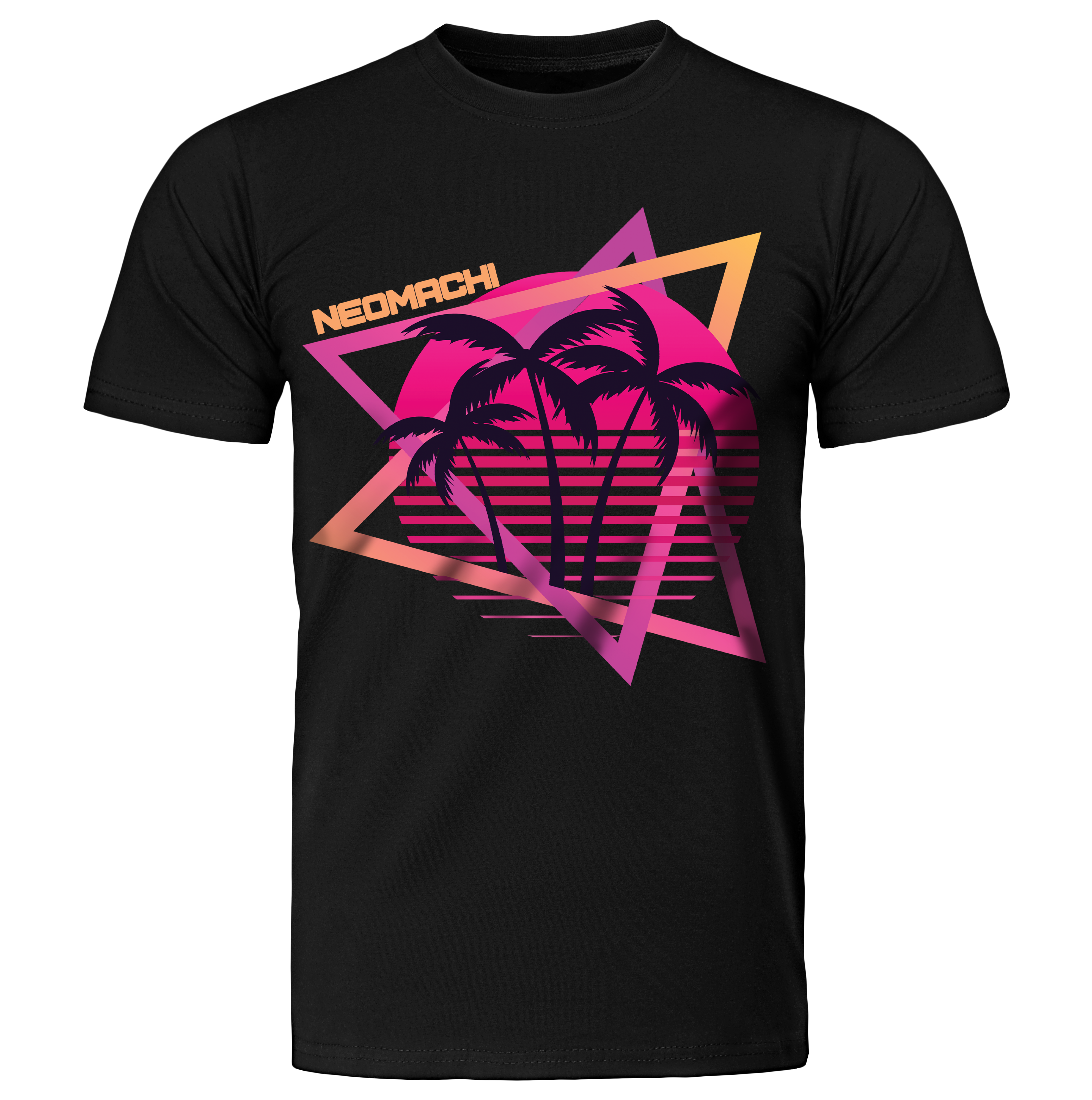 Fumi T-shirt - Black - Front - cyberpunk t-shirt - Neomachi