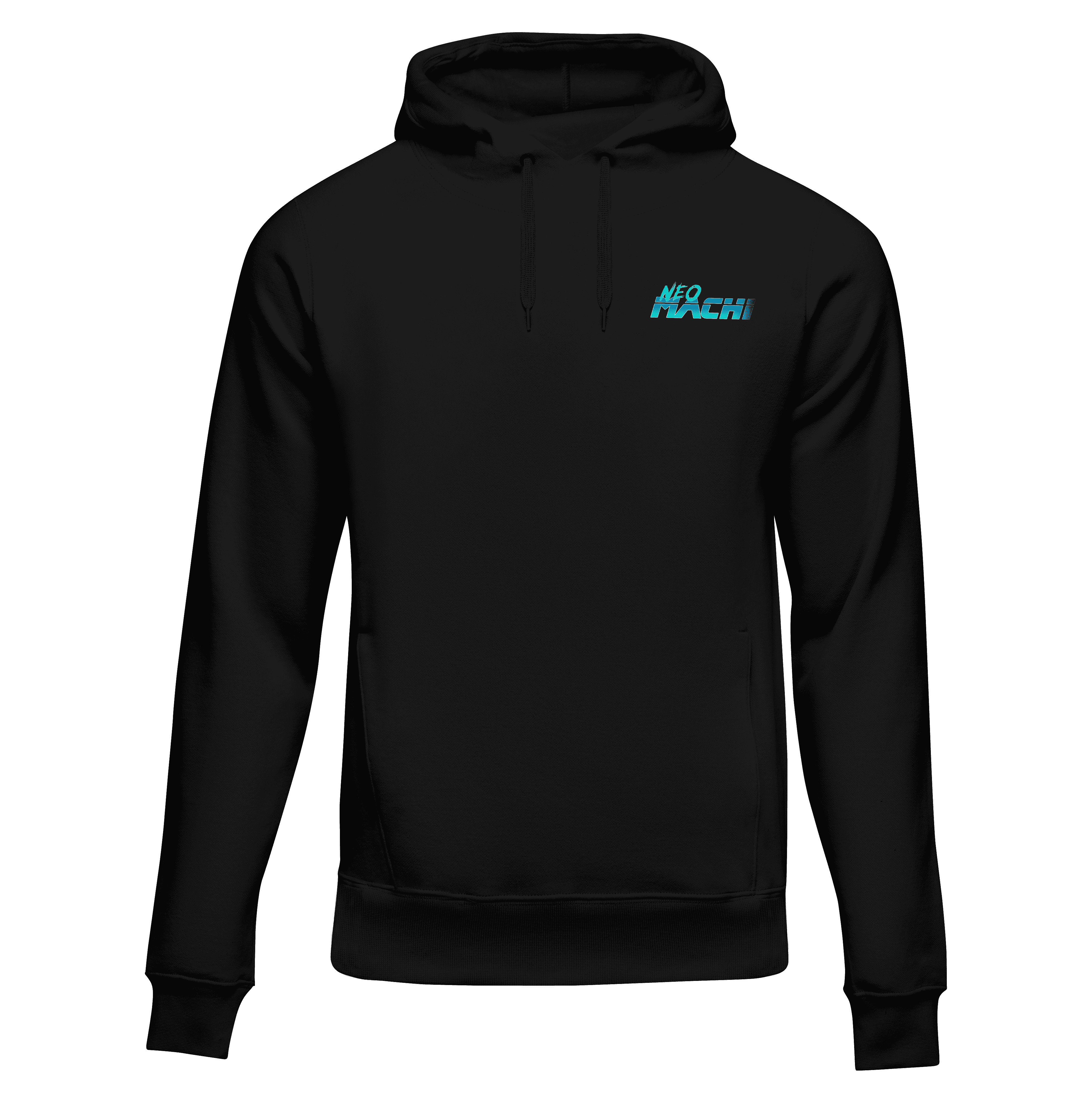 Kirin Hoodie - Black - Front - cyberpunk Hoodie - Neomachi