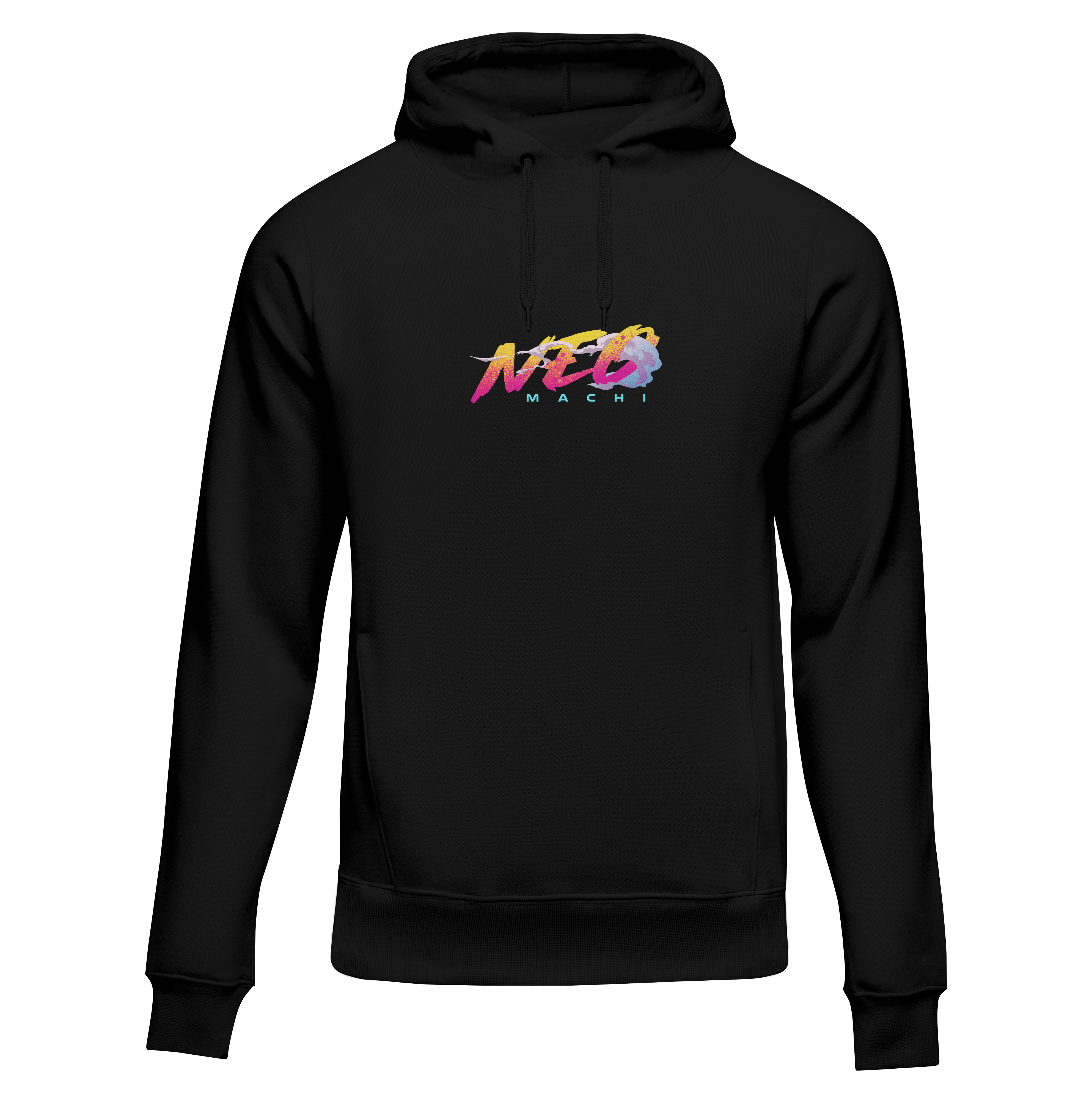 RONIN Hoodie - Black - Front - cyberpunk Hoodie - Neomachi