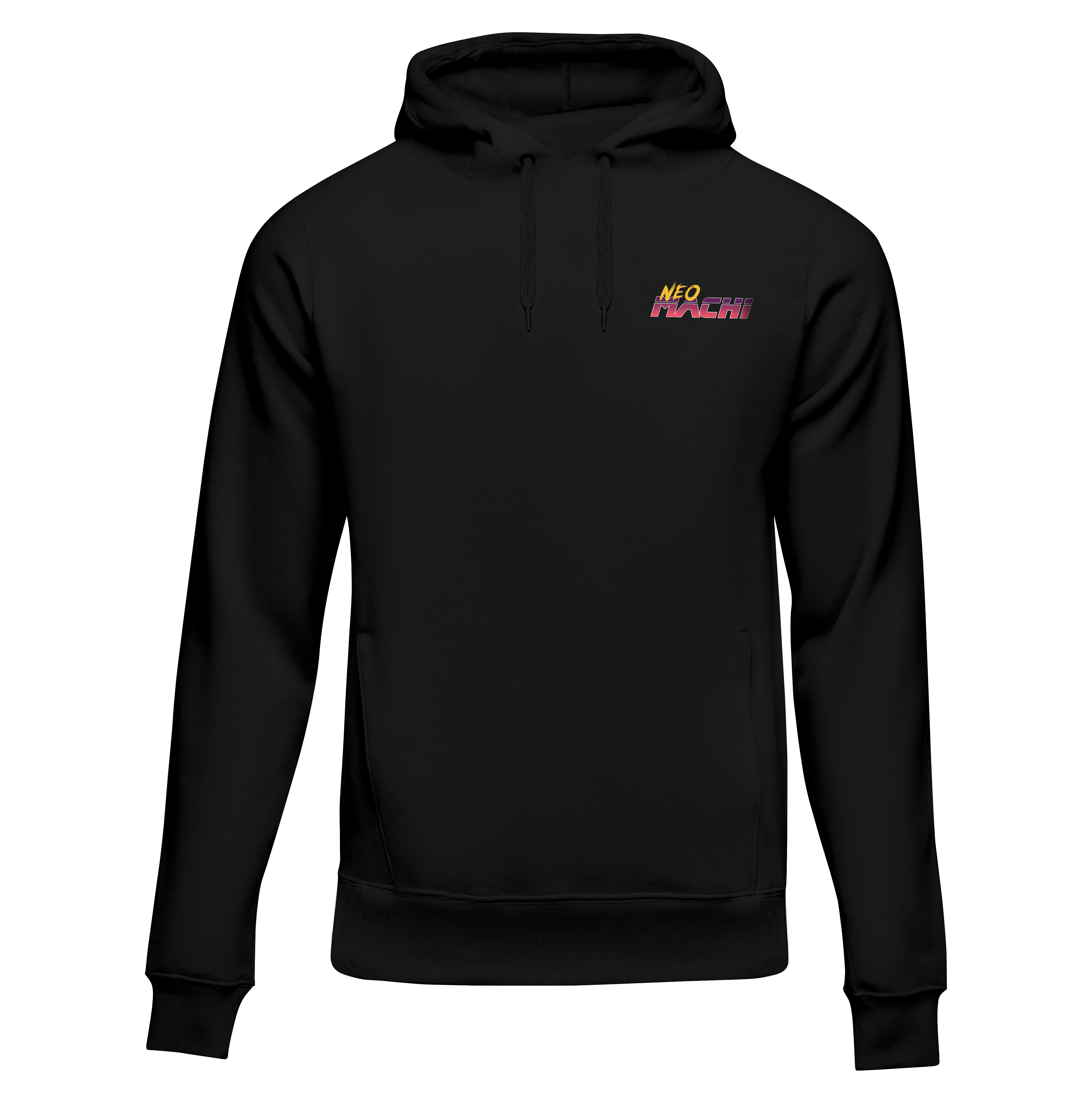 Nonfikushon: Hoodie - Black - front - cyberpunk Hoodie - Neomachi