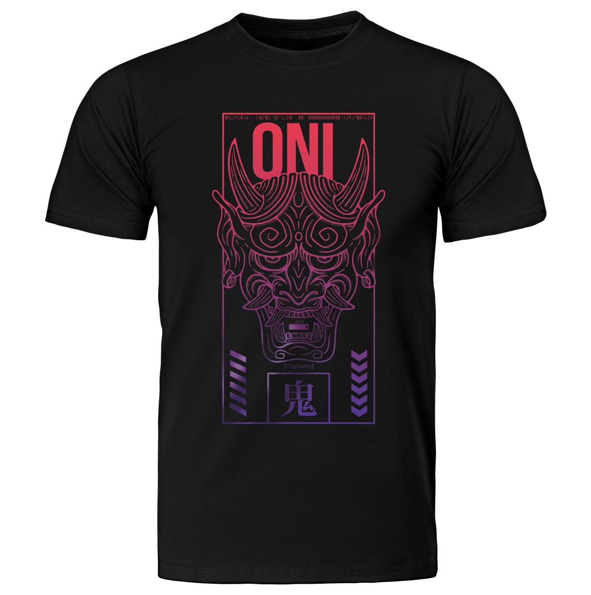 AKUMA: T - SHIRT - NEOMACHI - Cyberpunk - Techwear - Gaming