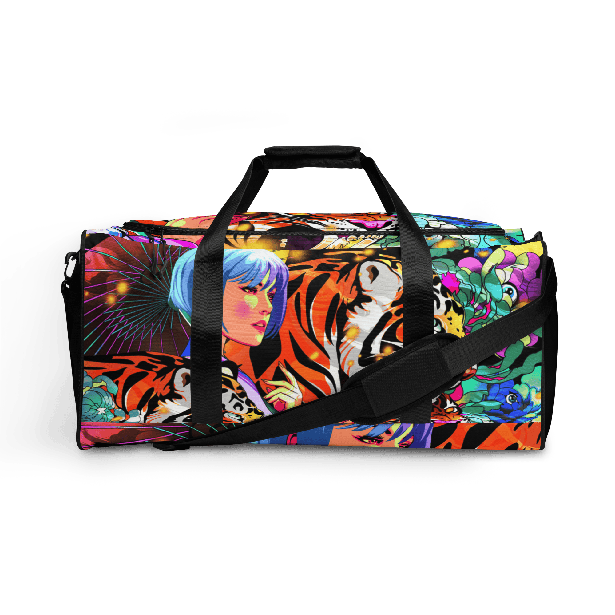 TIGERU: DUFFLE BAG - cyberpunk Bag - Neomachi