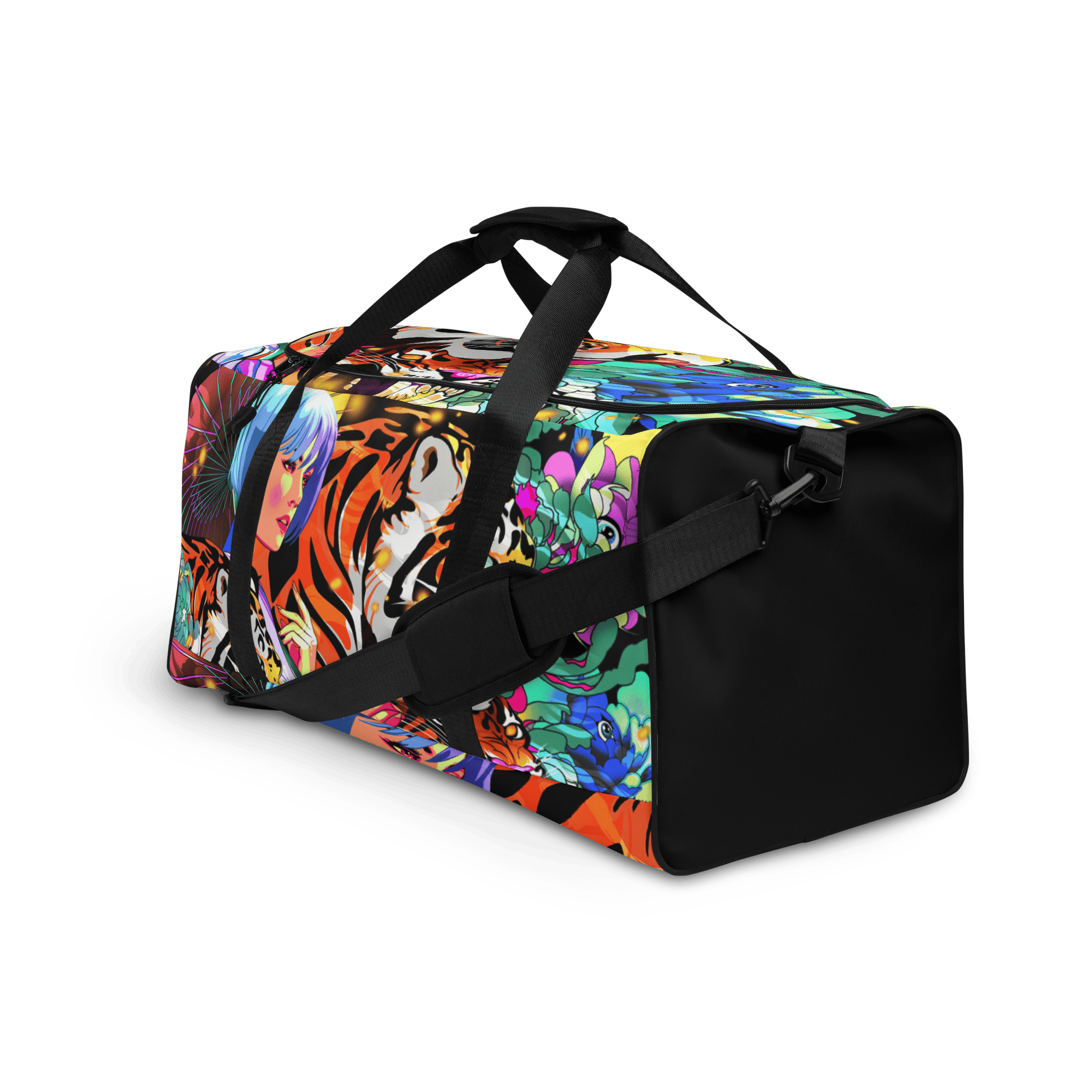 TIGERU: DUFFLE BAG - cyberpunk Bag - Neomachi