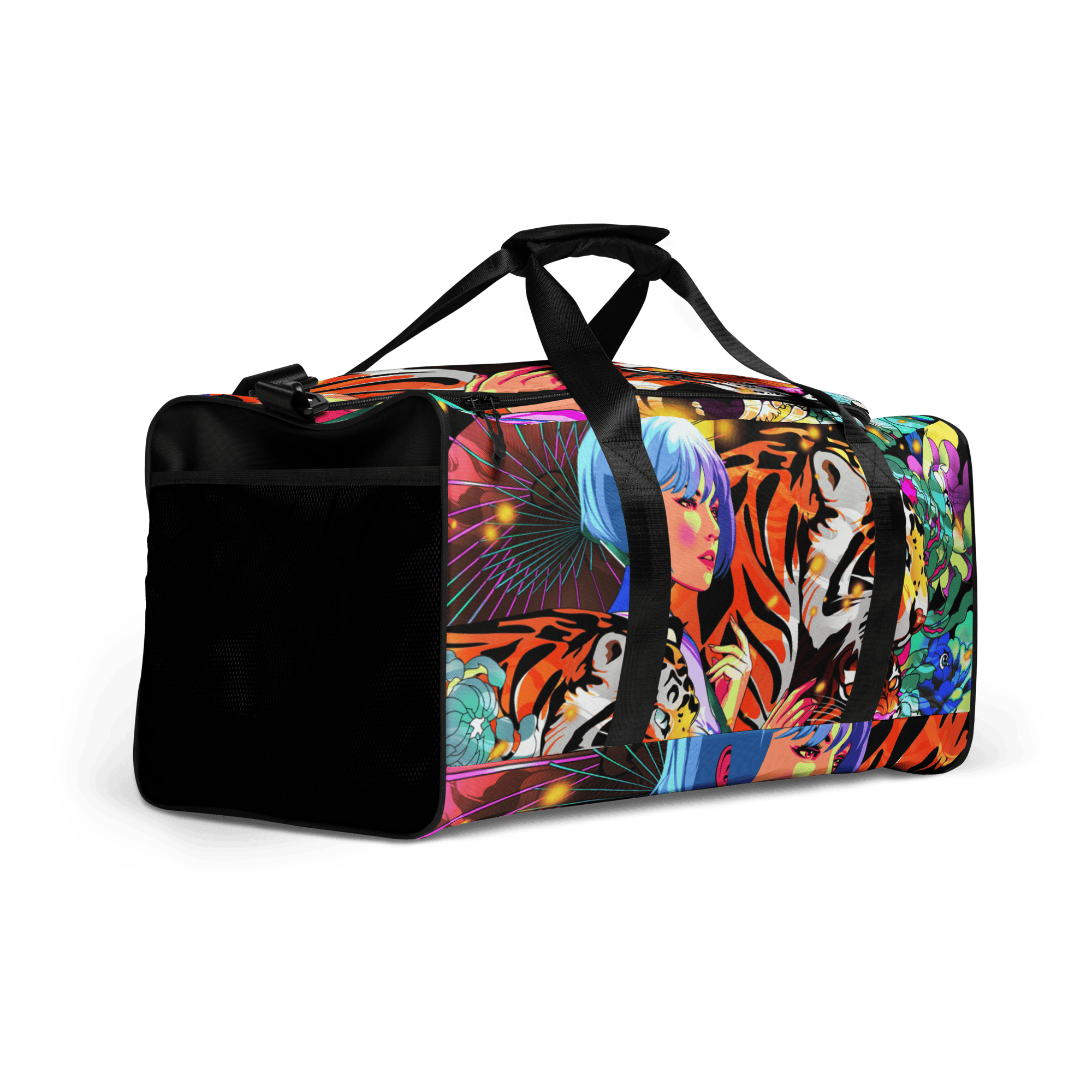 TIGERU: DUFFLE BAG - cyberpunk Bag - Neomachi