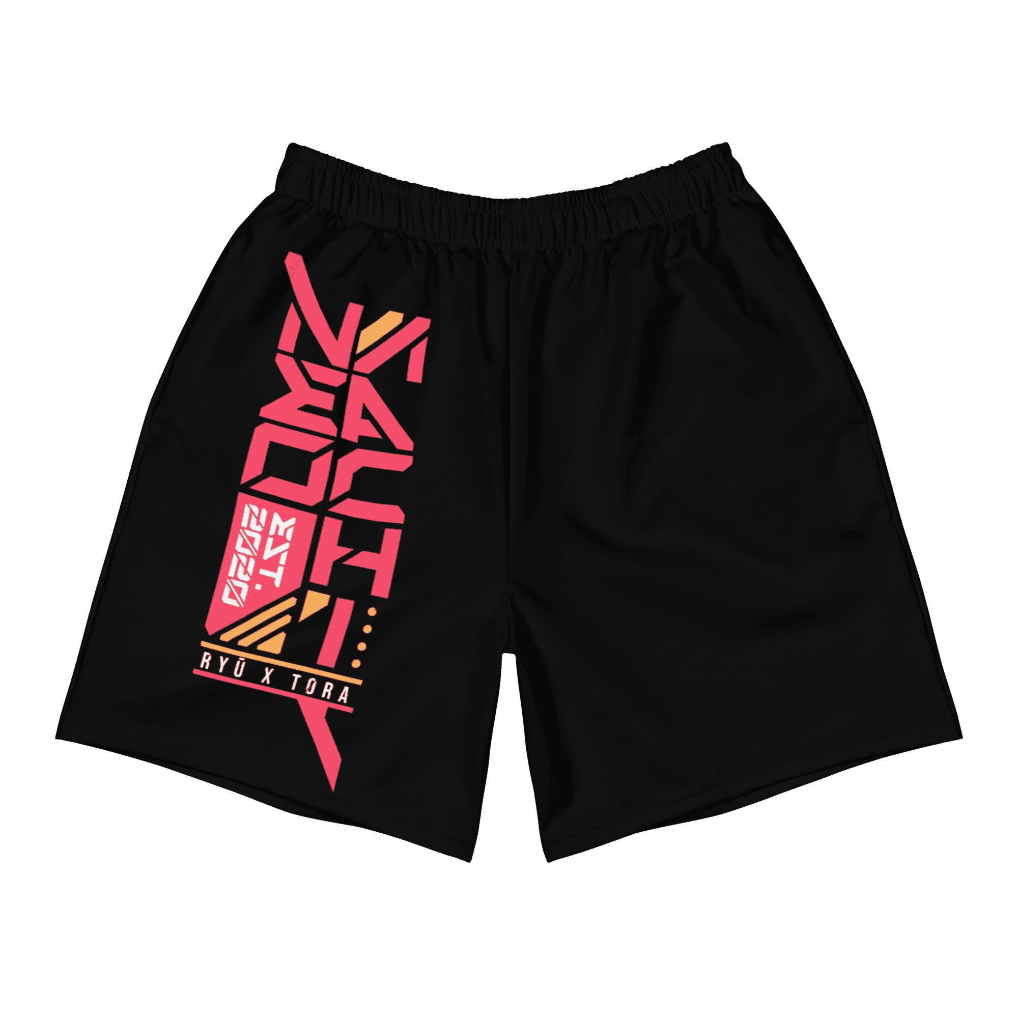 SENTŌ: SHORTS - Black - Front - cyberpunk Shorts - Neomachi