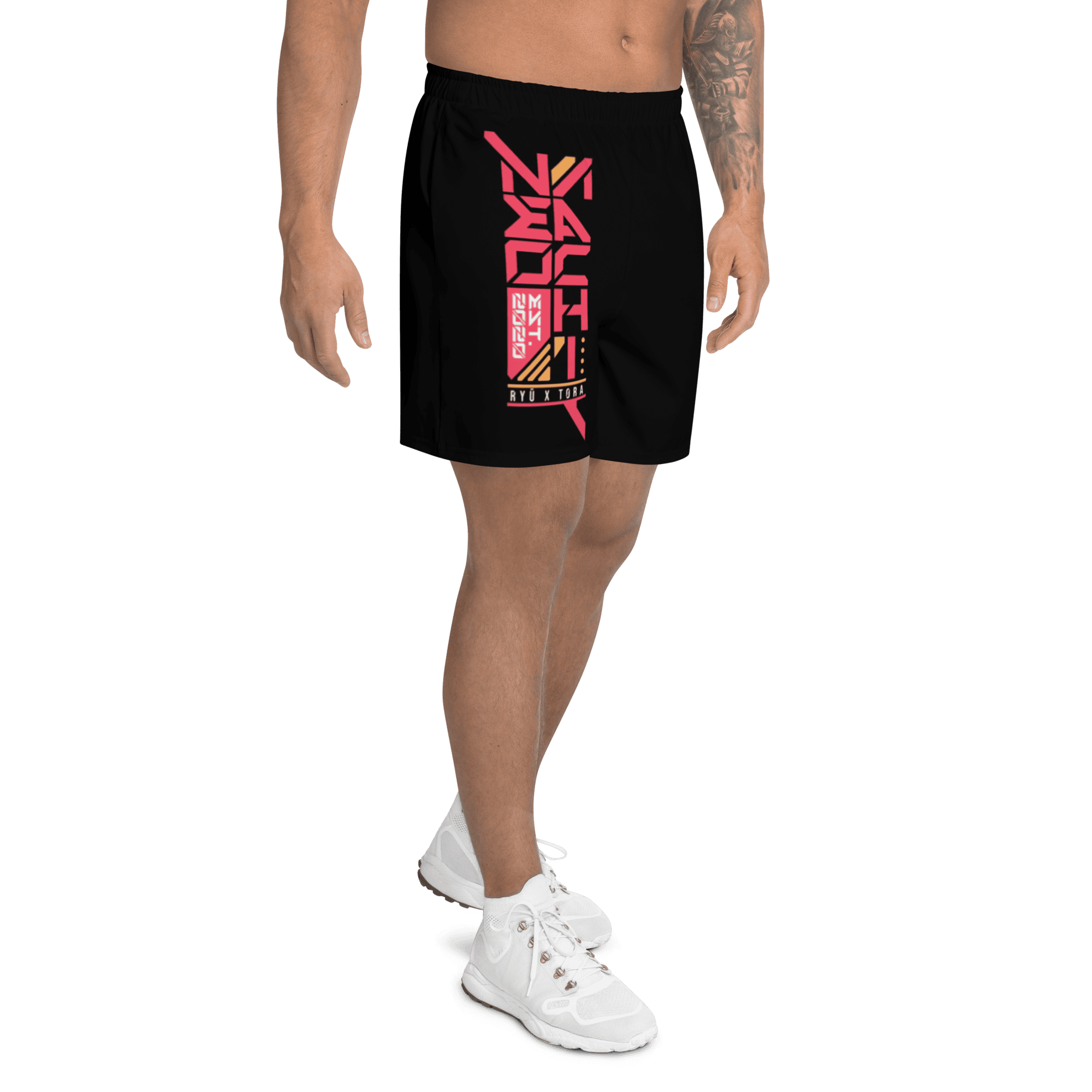 SENTŌ: SHORTS - Black - Front - cyberpunk Shorts - Neomachi