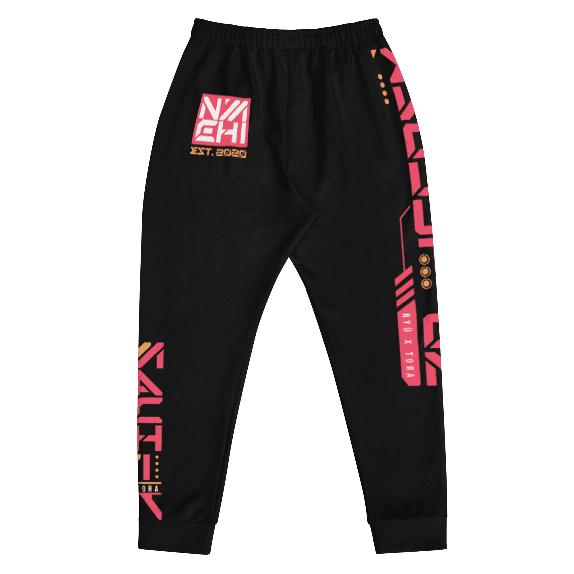 SENTŌ: JOGGERS - Black- Front - cyberpunk Joggers - Neomachi