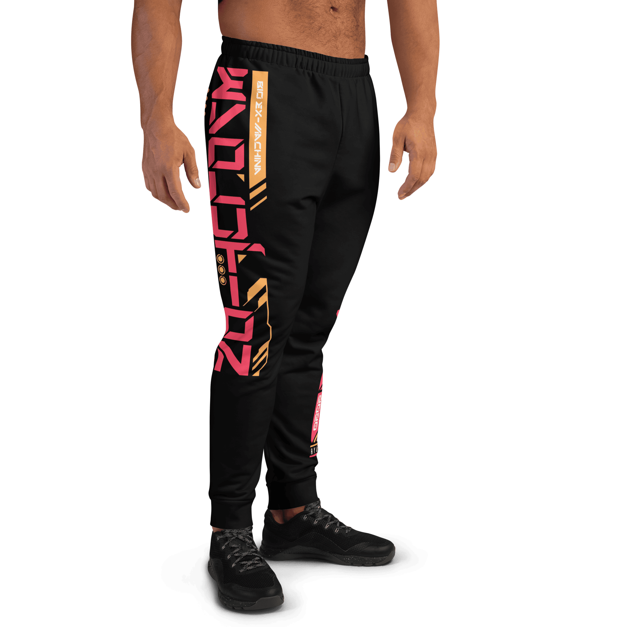 SENTŌ: JOGGERS - Black- Side - cyberpunk Joggers - Neomachi