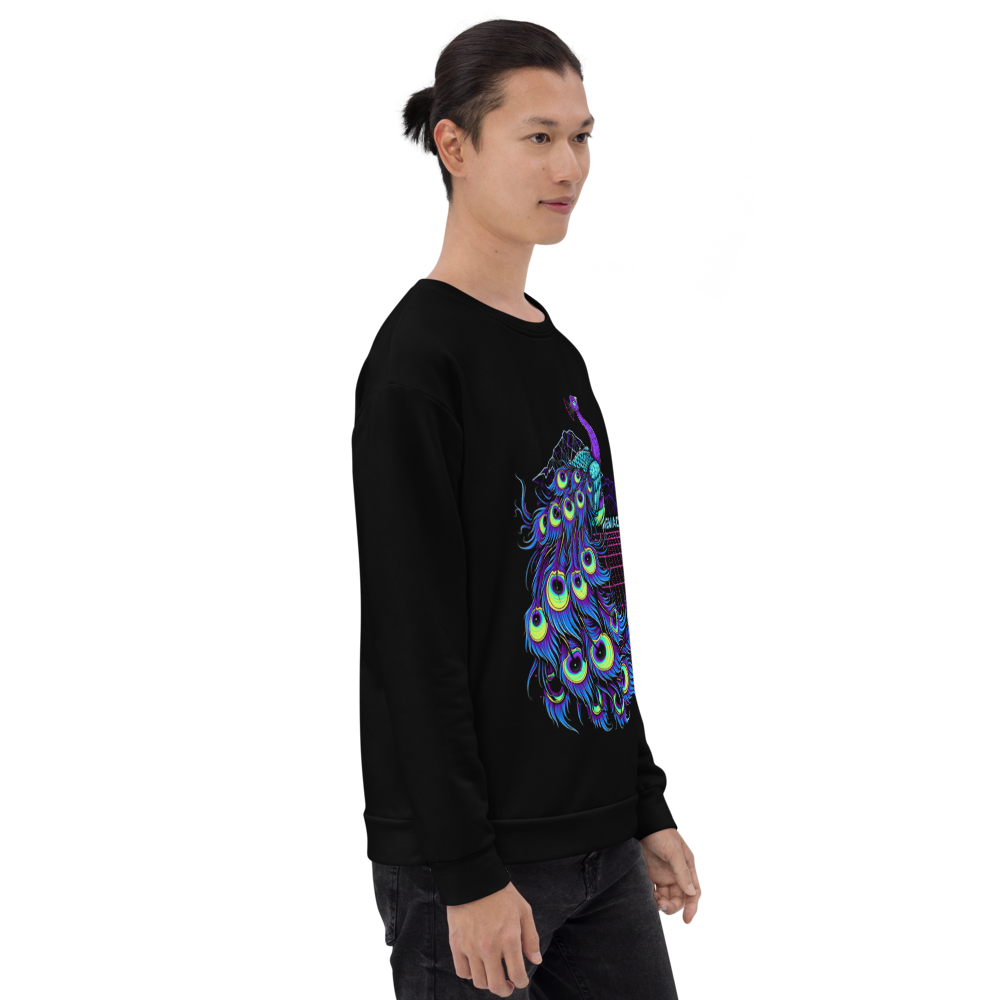 TORI: SWEATER - Black - Front - cyberpunk Sweater - Neomachi