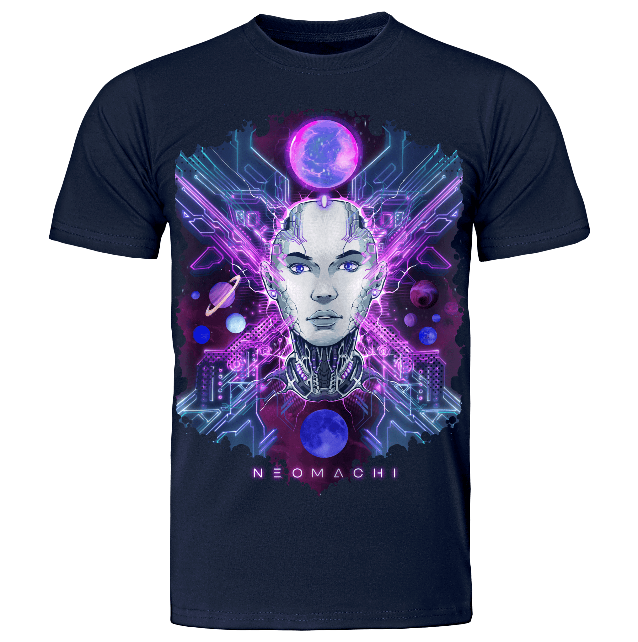 DARKNETRA: T - SHIRT - NEOMACHI - Cyberpunk - Techwear - Gaming
