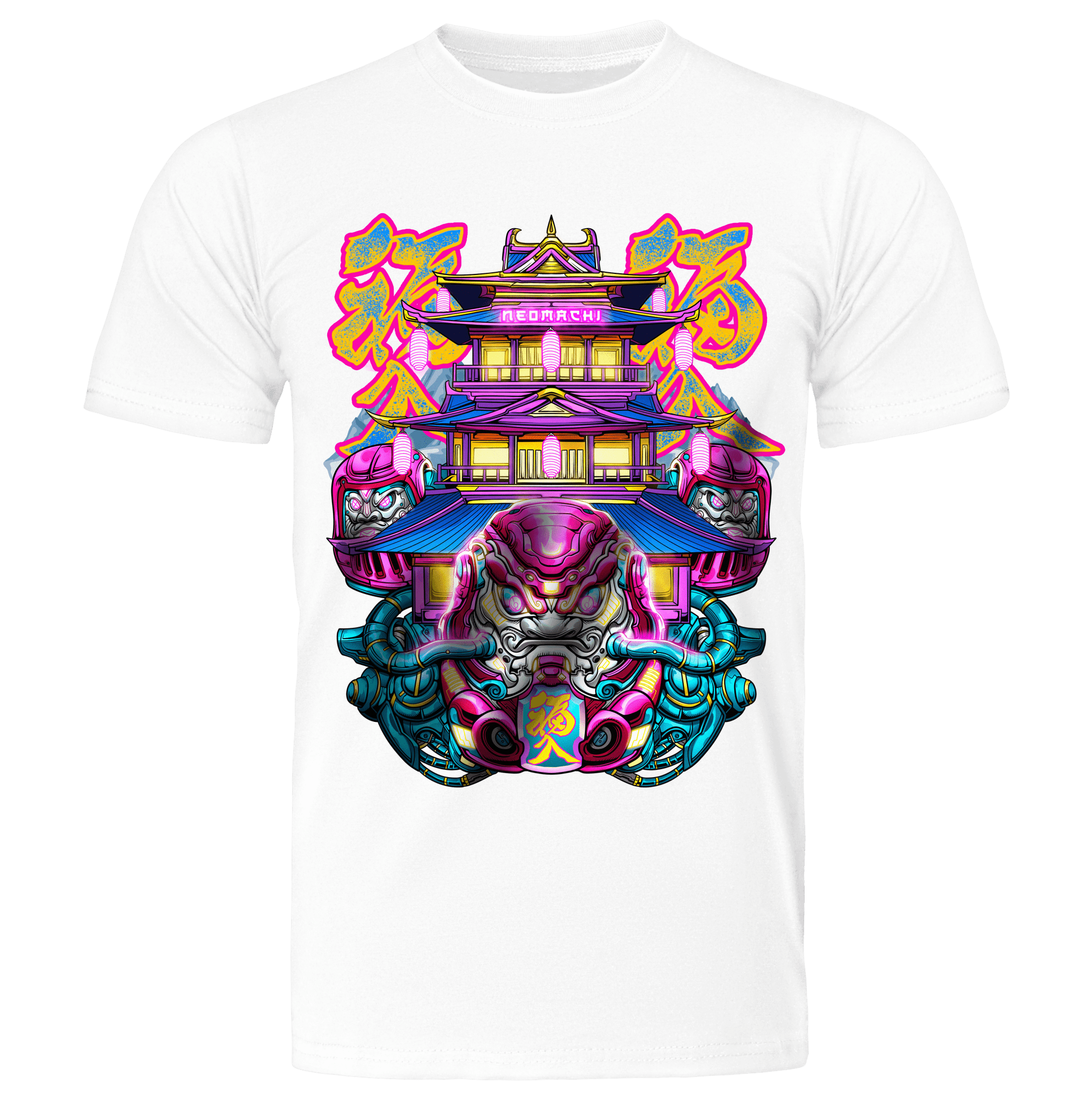 DARUMA: T - SHIRT - NEOMACHI - Cyberpunk - Techwear - Gaming