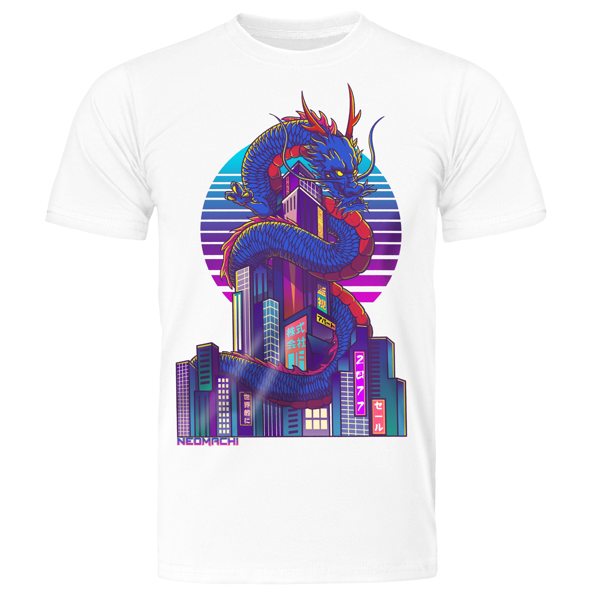 DORAGONTOSHI: T - SHIRT - NEOMACHI - Cyberpunk - Techwear - Gaming