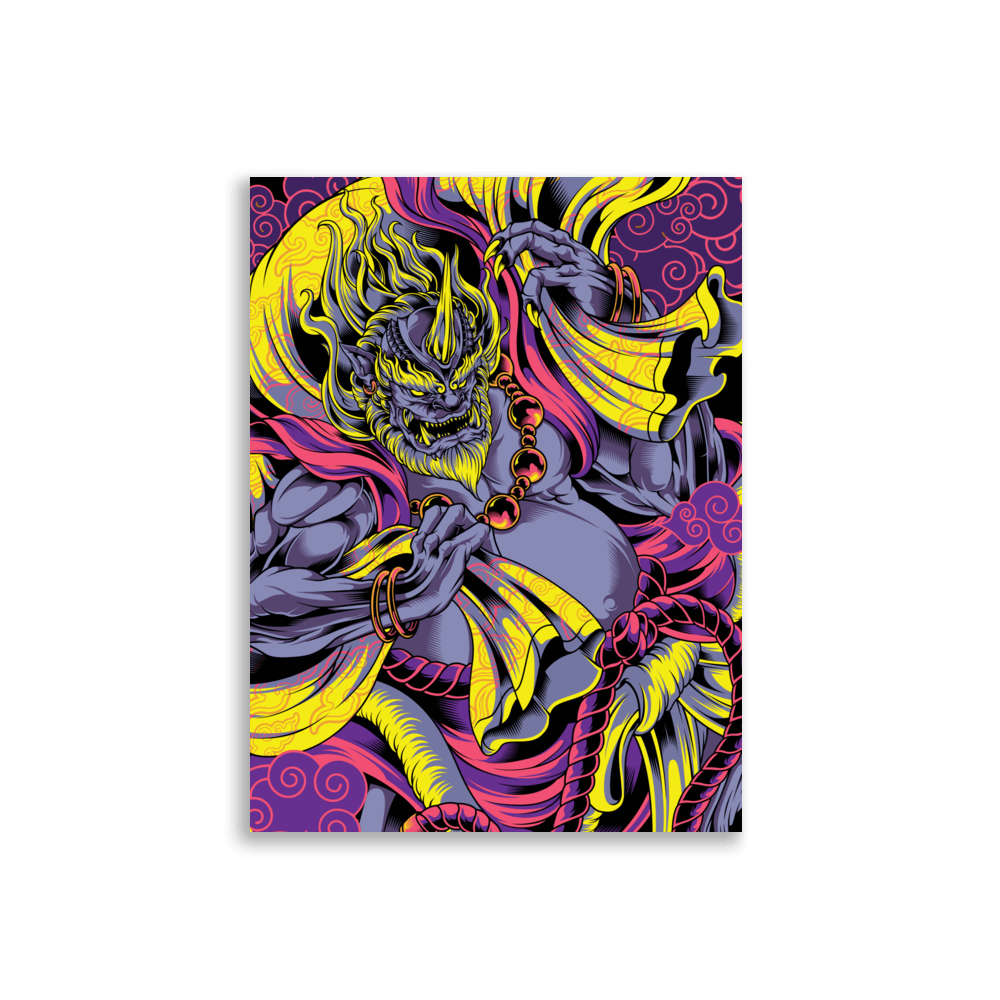 FUJIN Poster - Cyberpunk - Wall Art - home accessories 