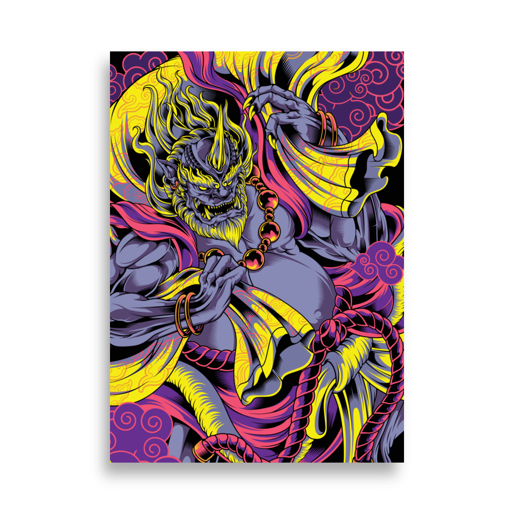 FUJIN Poster - Cyberpunk - Wall Art - home accessories