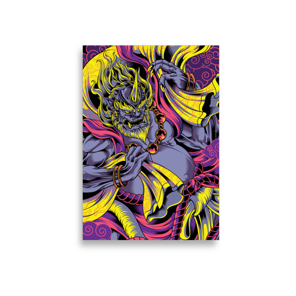 FUJIN Poster - Cyberpunk - Wall Art - home accessories