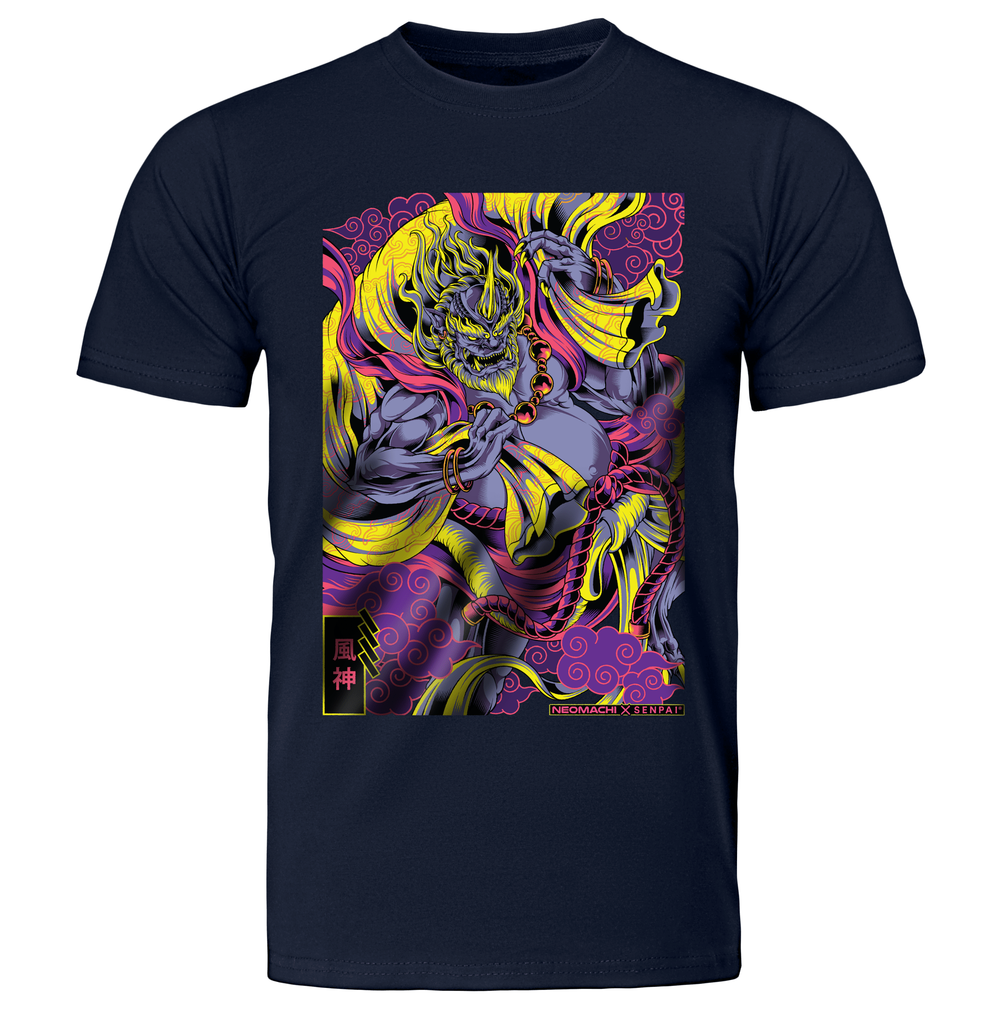 FUJIN: T - SHIRT - NEOMACHI - Cyberpunk - Techwear - Gaming