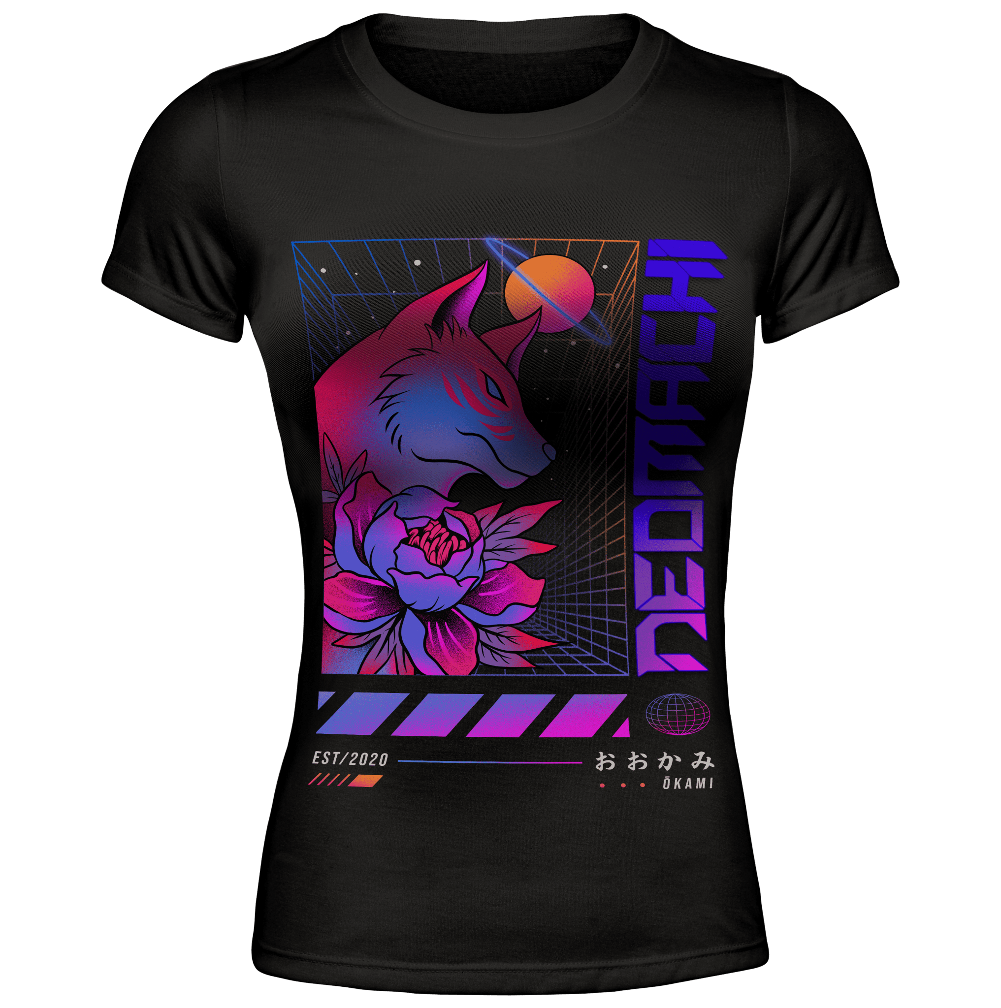 HACHIKO: WOMAN'S TEE - NEOMACHI - Cyberpunk - Techwear - Gaming