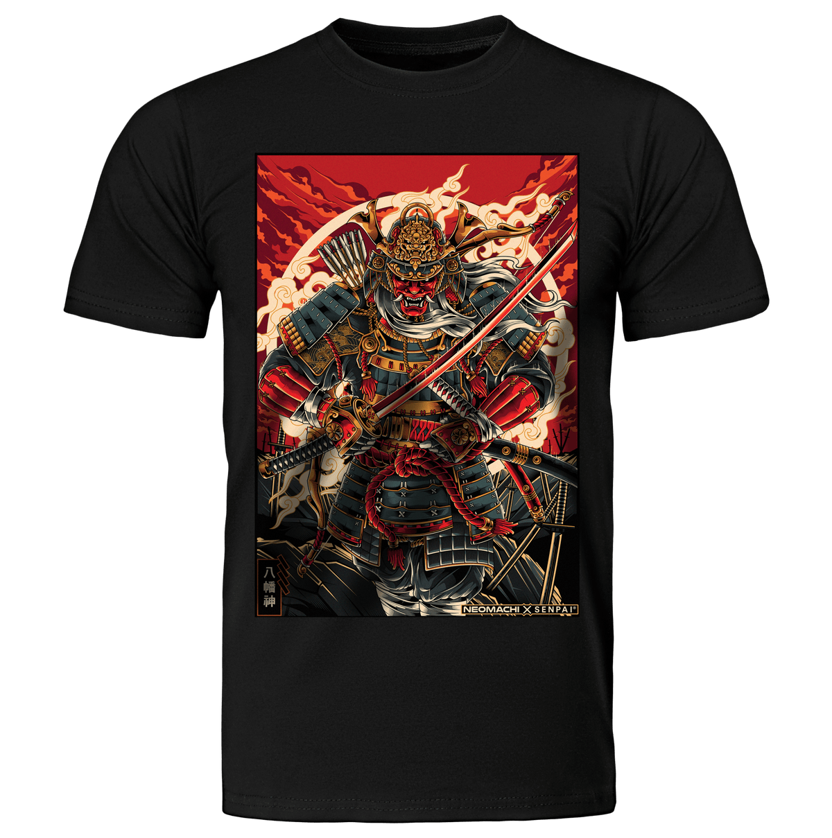 HACHIMAN: T - SHIRT - NEOMACHI - Cyberpunk - Techwear - Gaming
