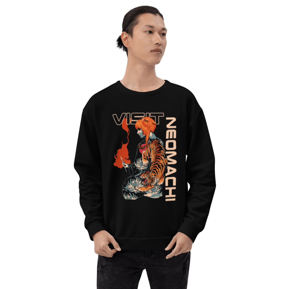 HAGESHĪ: SWEATER - NEOMACHI - Cyberpunk - Techwear - Gaming