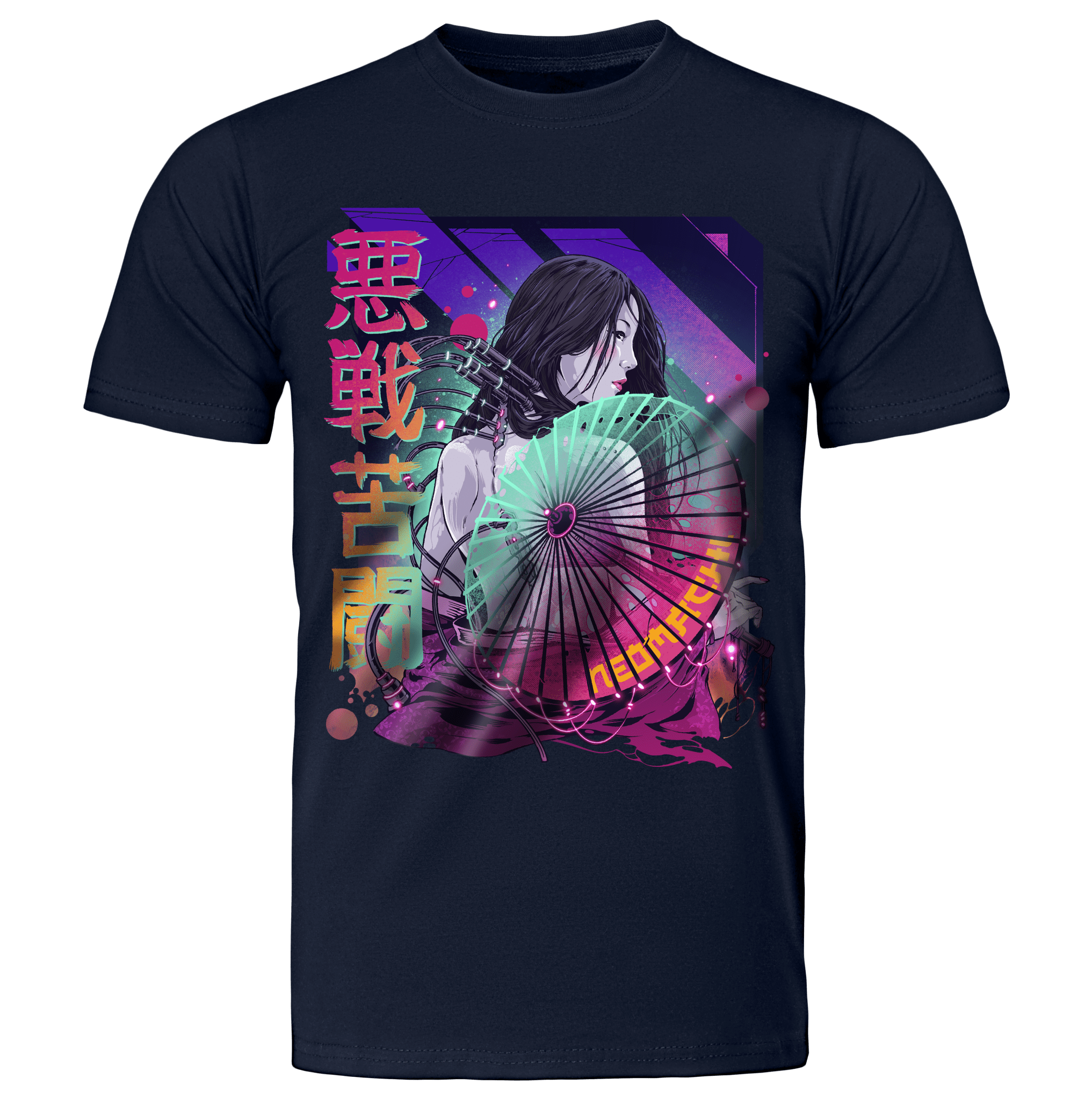 KASA: T - SHIRT - NEOMACHI - Cyberpunk - Techwear - Gaming