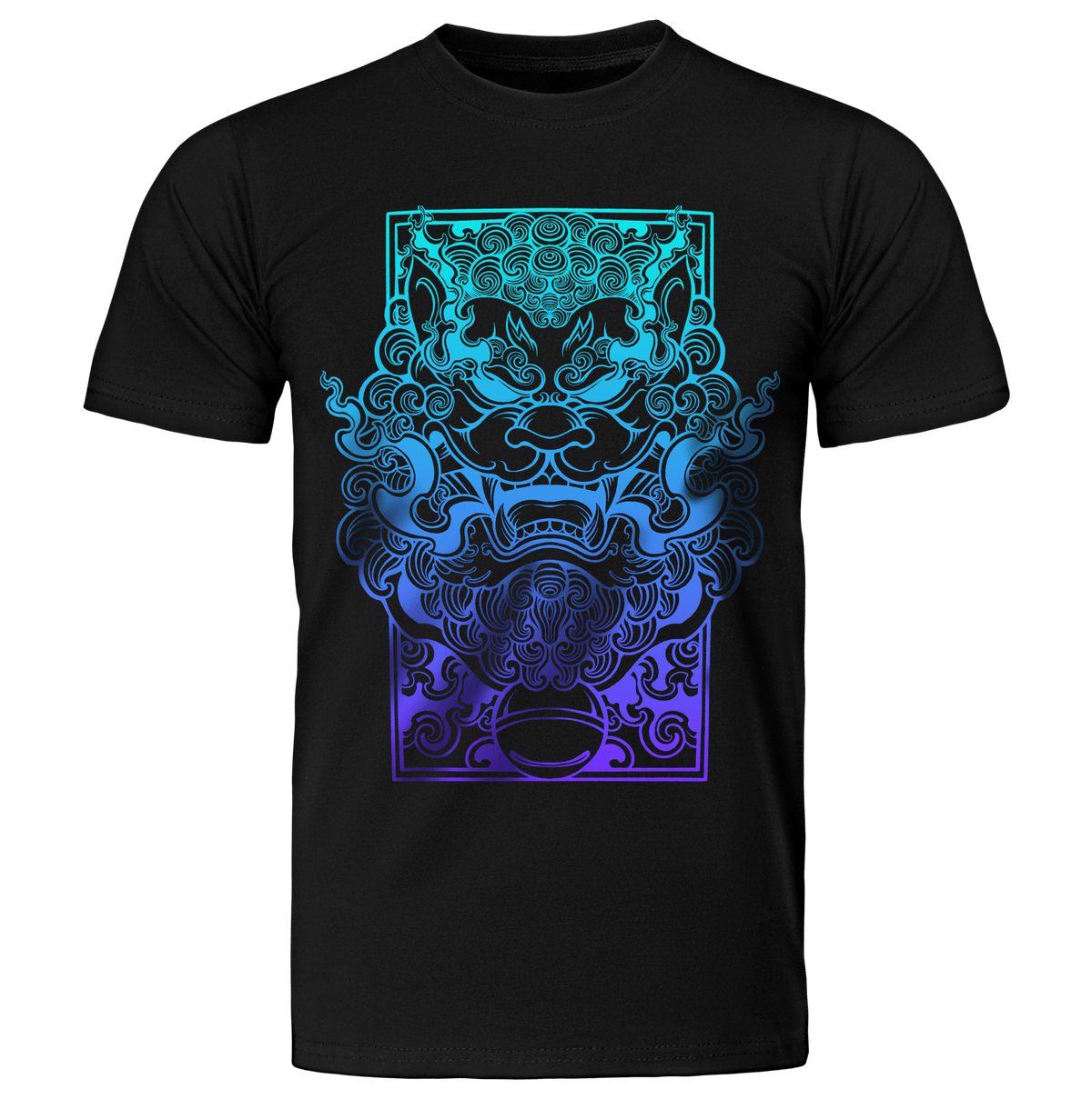 KOMAINU: T - SHIRT - NEOMACHI - Cyberpunk - Techwear - Gaming