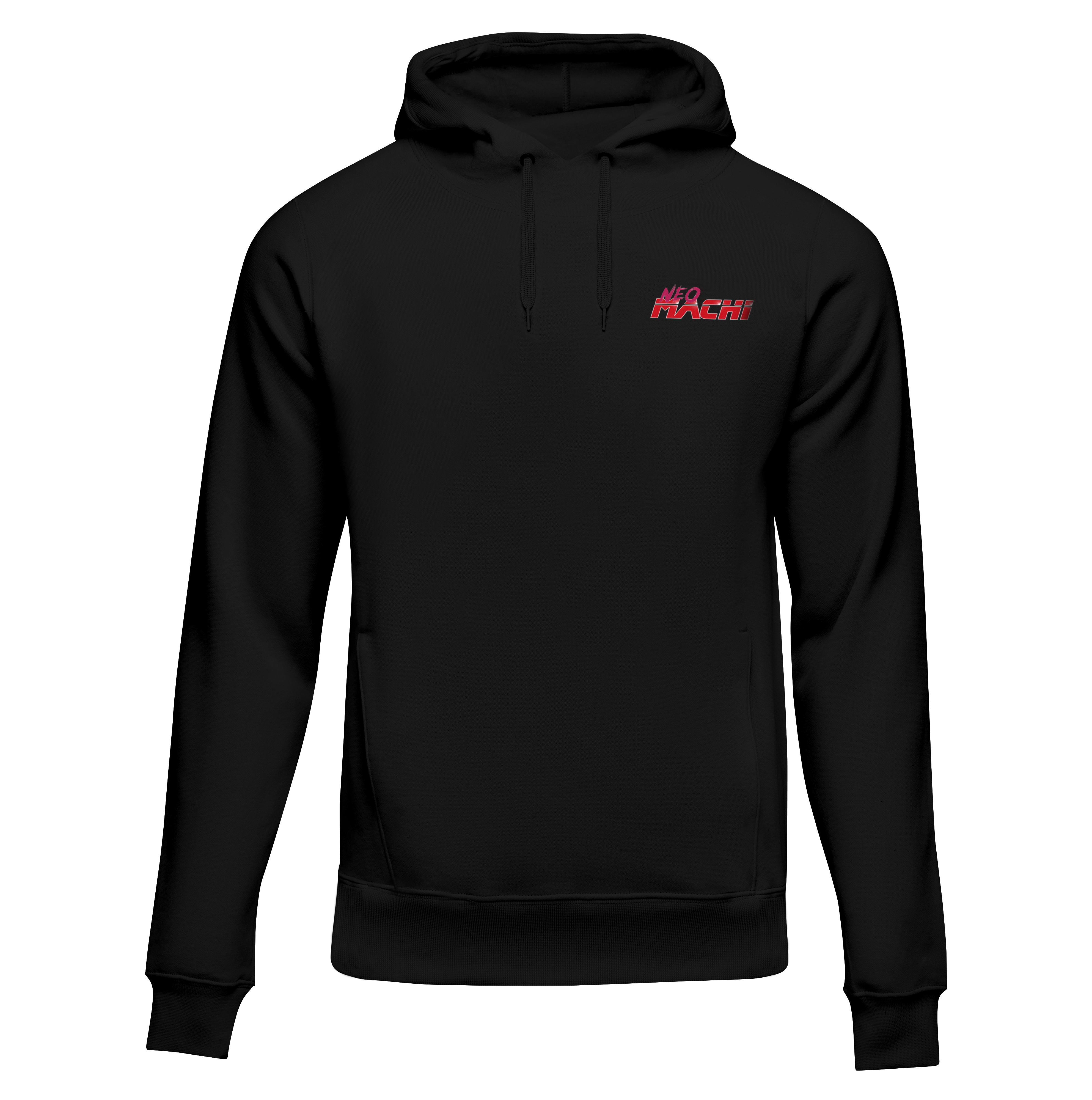 Kosa hoodie - Black - Front - cyberpunk sweaters - Neomachi