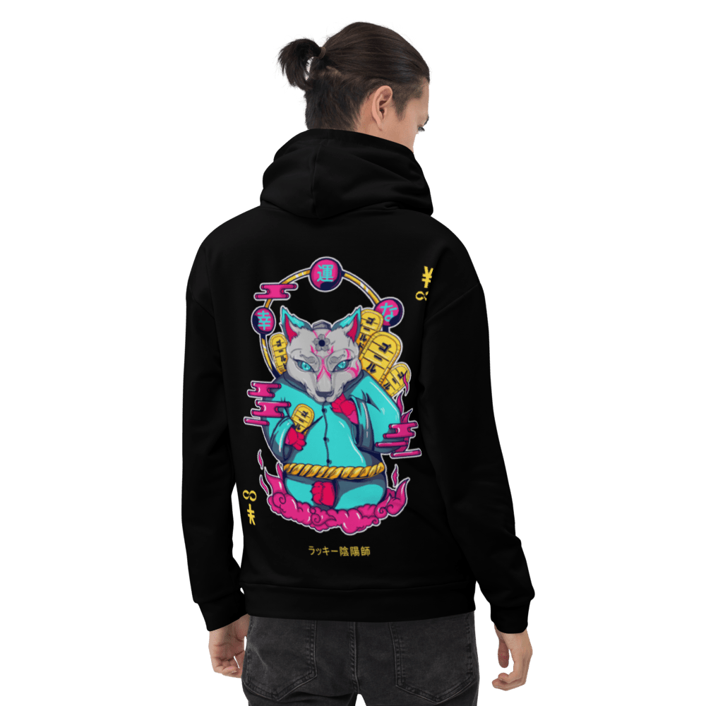 MANEKI - NEKO: HOODIE - NEOMACHI - Cyberpunk - Techwear - Gaming