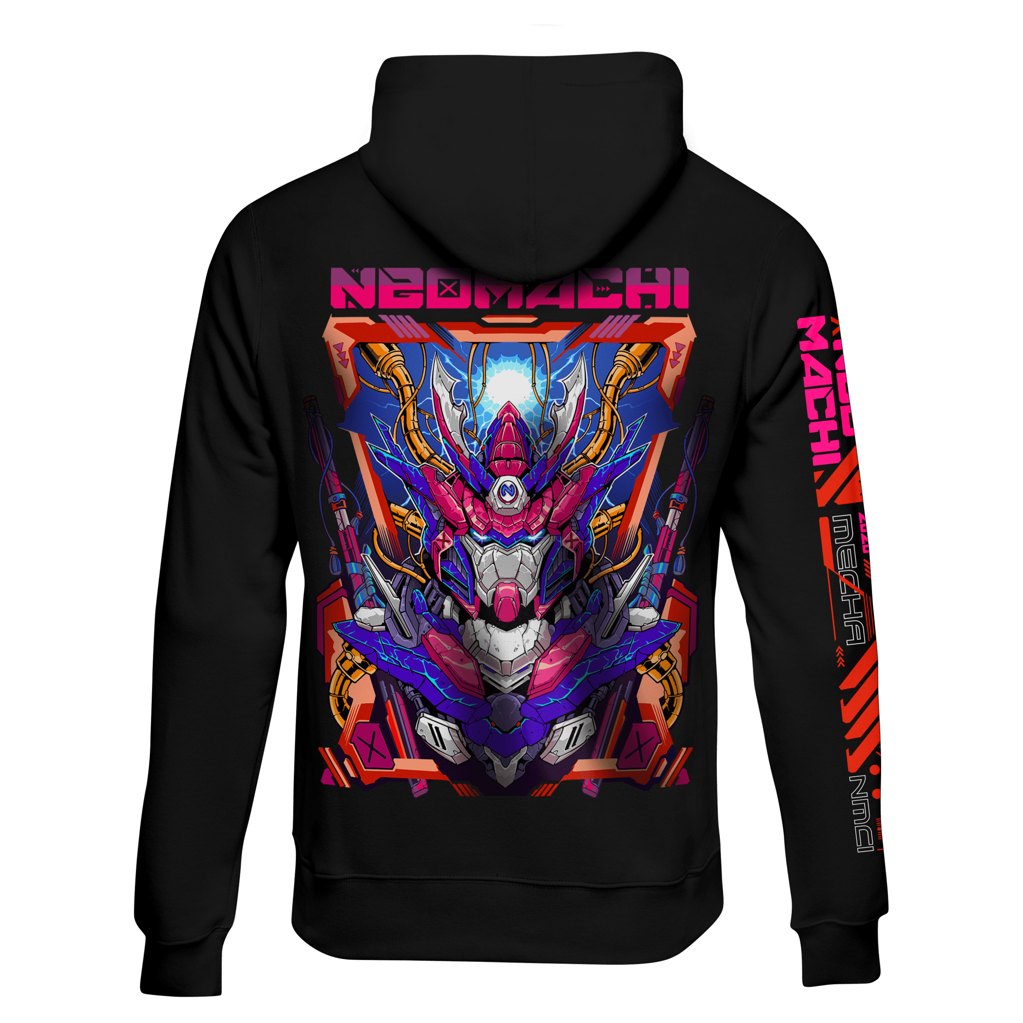 MECHA: HOODIE - NEOMACHI - Cyberpunk - Techwear - Gaming