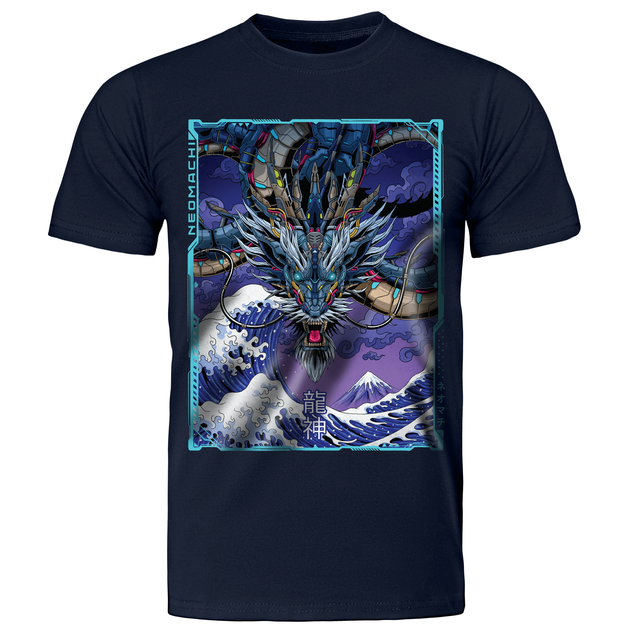 MEKARYŪ: T - SHIRT - NEOMACHI - Cyberpunk - Techwear - Gaming
