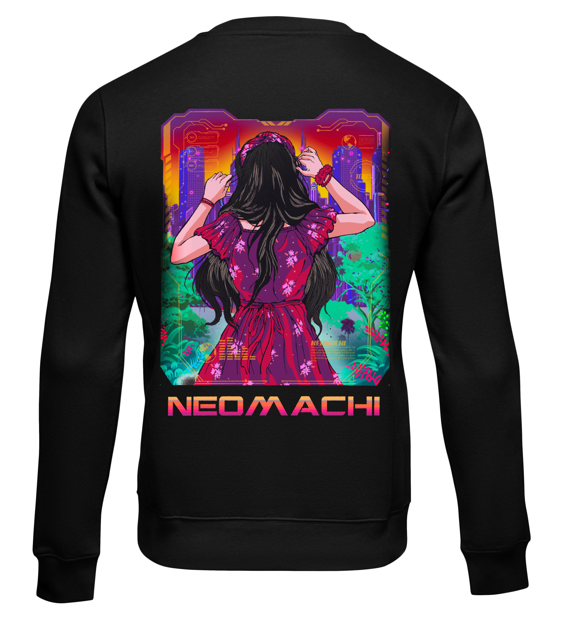 NONFIKUSHON: SWEATER - NEOMACHI - Cyberpunk - Techwear - Gaming