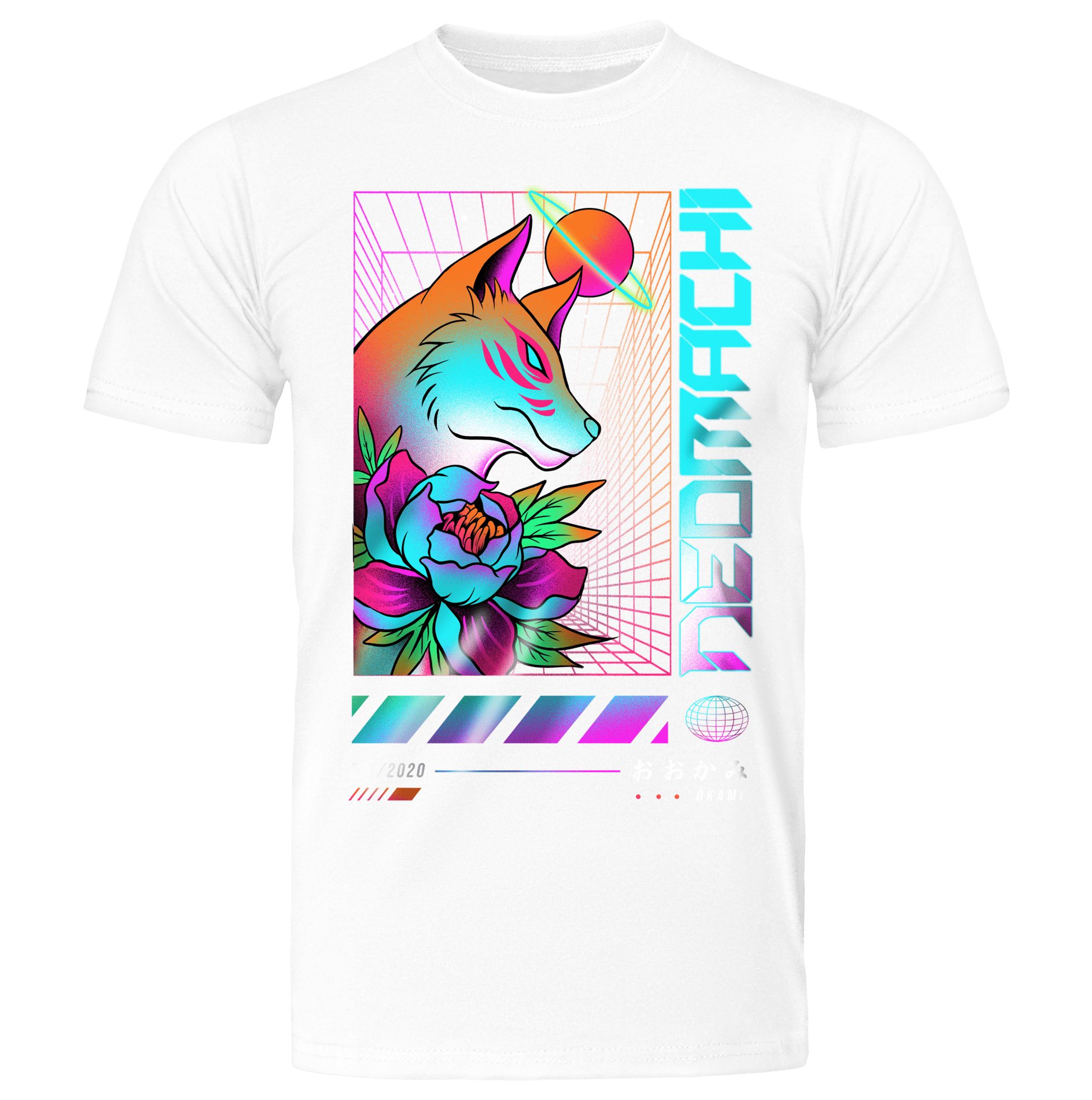 ŌKAMI: T - SHIRT - NEOMACHI - Cyberpunk - Techwear - Gaming