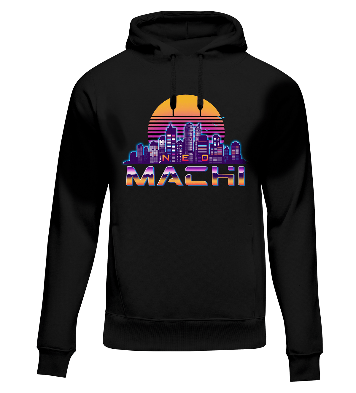 ORIJINARU: HOODIE - NEOMACHI - Cyberpunk - Techwear - Gaming
