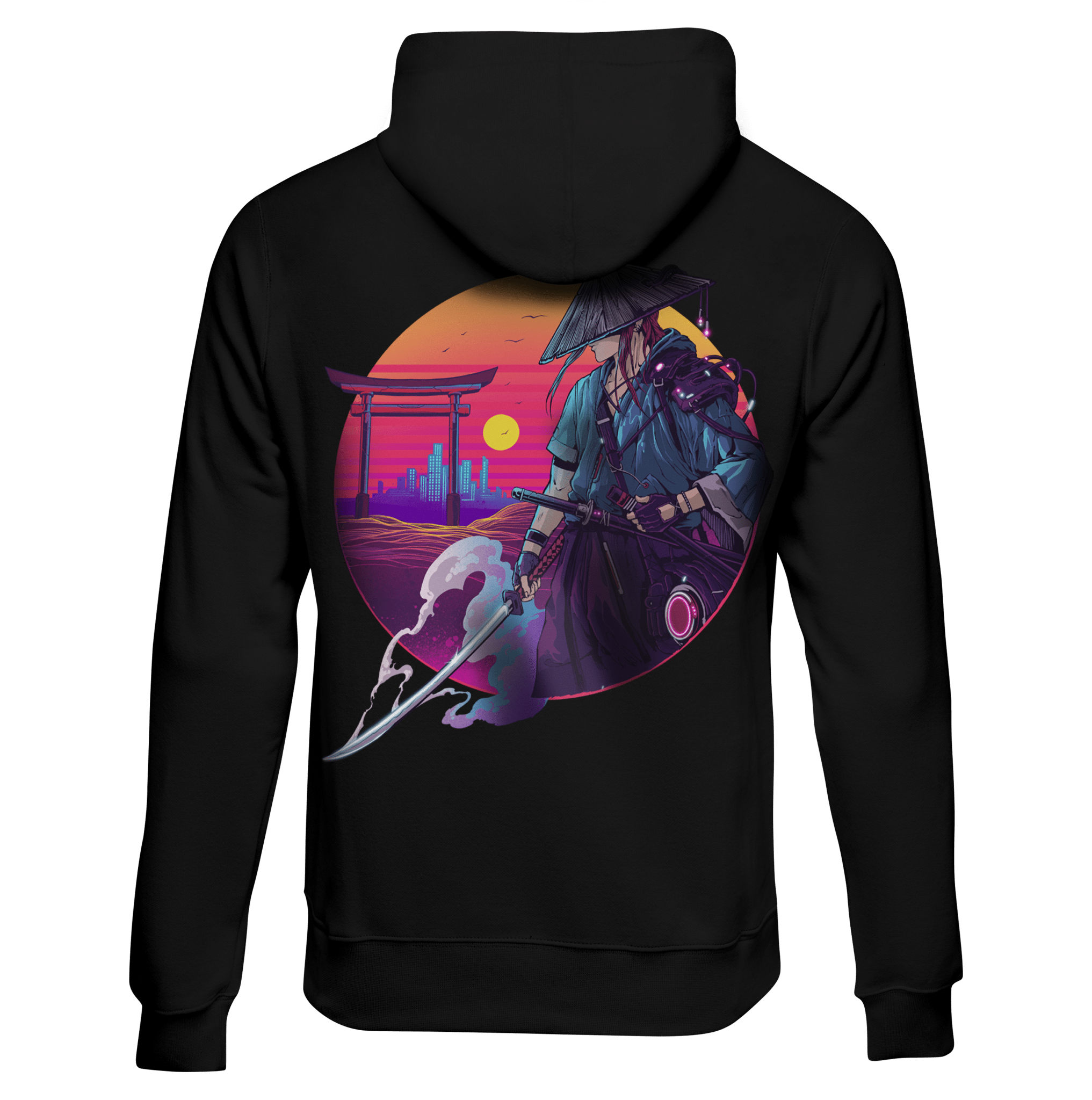 RŌNIN: HOODIE - NEOMACHI - Cyberpunk - Techwear - Gaming