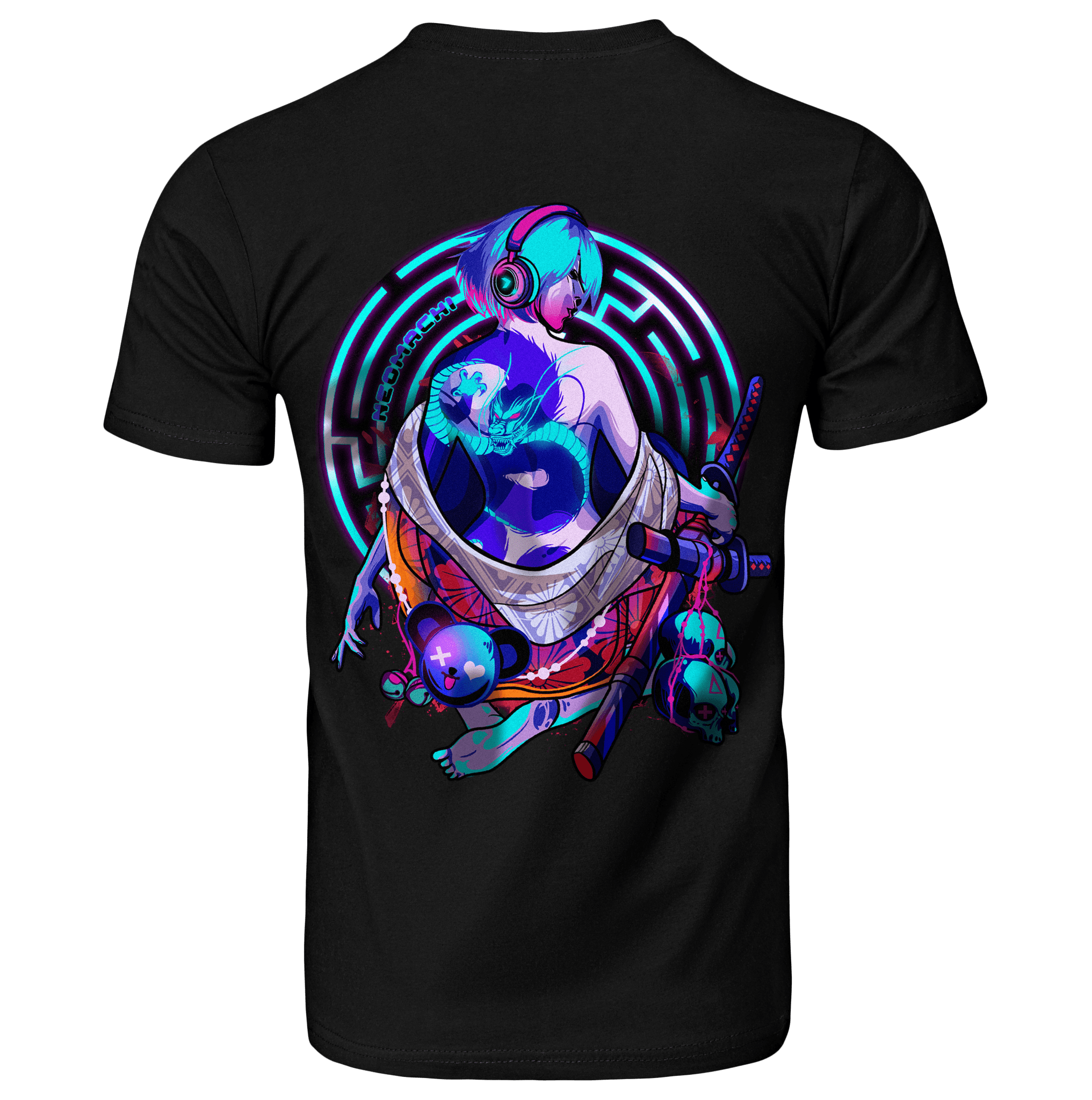 RYUTATU 2.0: T - SHIRT - NEOMACHI - Cyberpunk - Techwear - Gaming