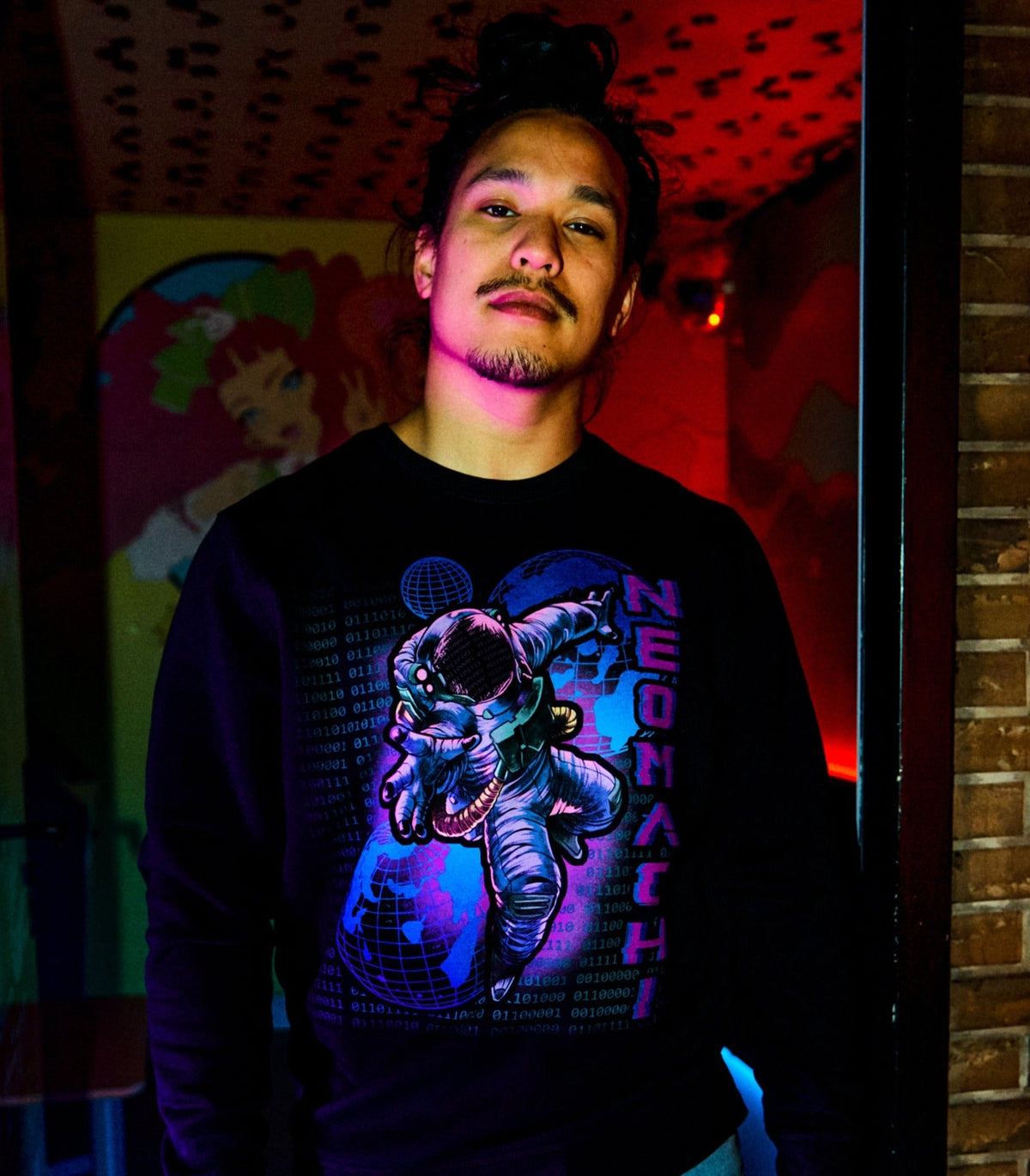 SAIBĀSUPĒSU: SWEATER - NEOMACHI - Cyberpunk - Techwear - Gaming