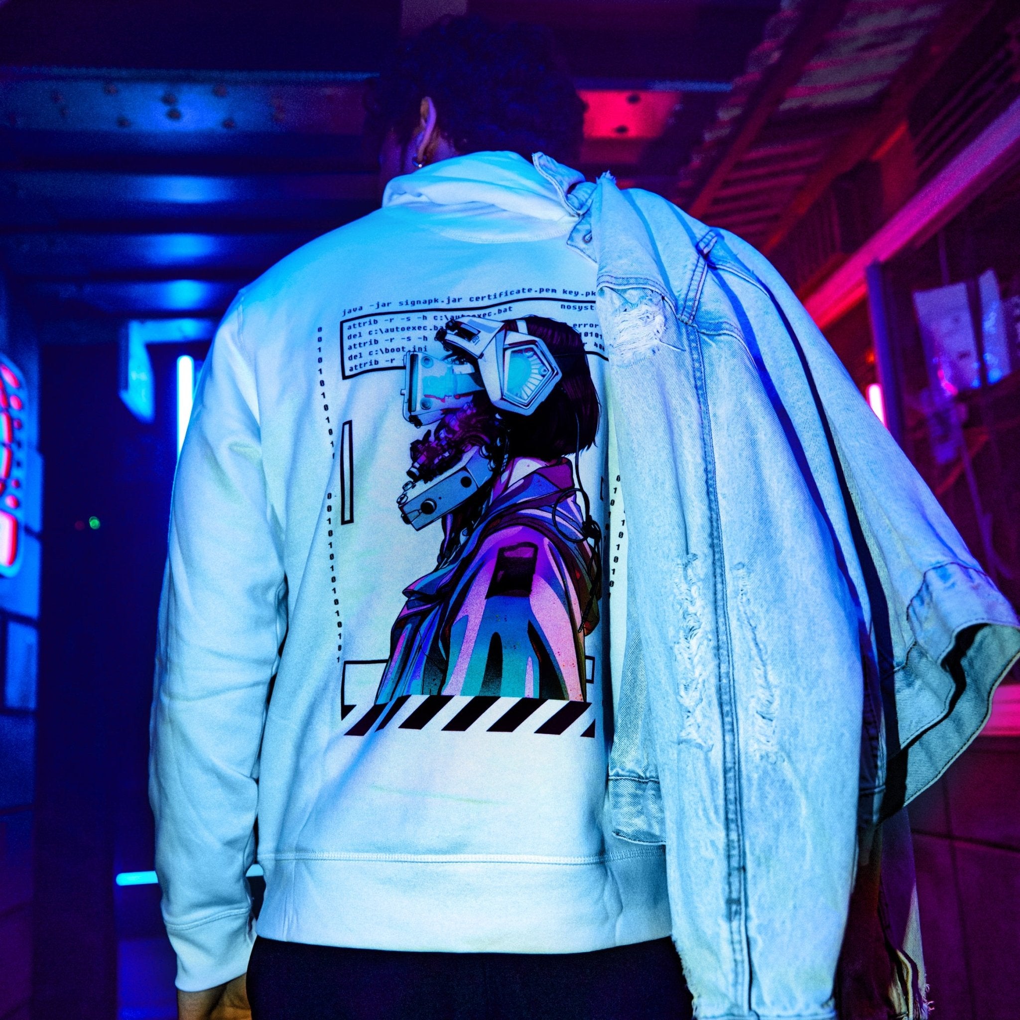 SAIBŌGU: HOODIE - NEOMACHI - Cyberpunk - Techwear - Gaming