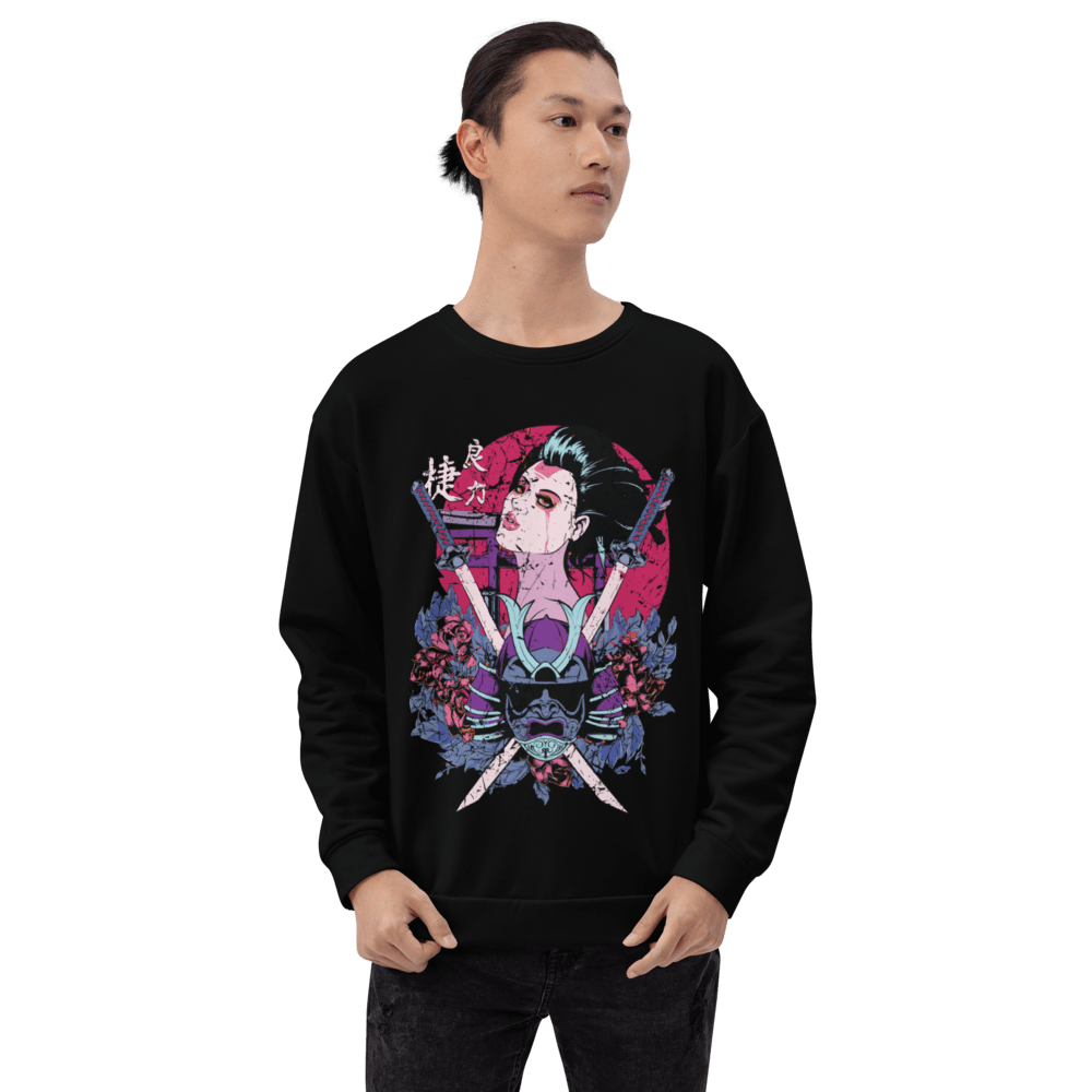 SAMURAISHA: SWEATER - NEOMACHI - Cyberpunk - Techwear - Gaming