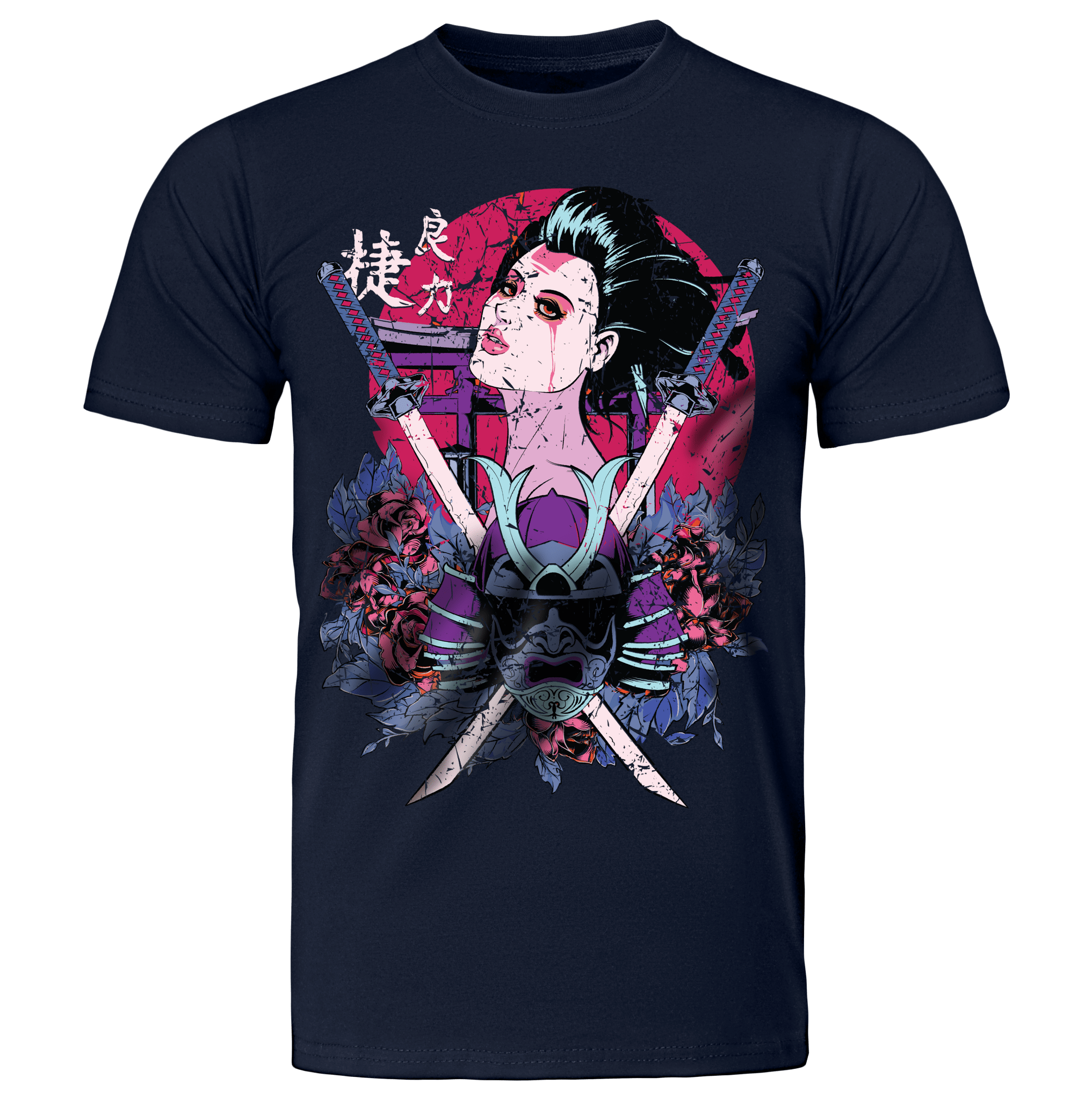SAMURAISHA: T - SHIRT - NEOMACHI - Cyberpunk - Techwear - Gaming