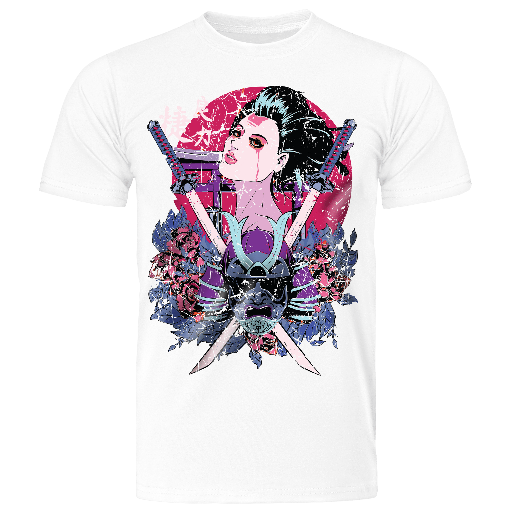 SAMURAISHA: T - SHIRT - NEOMACHI - Cyberpunk - Techwear - Gaming
