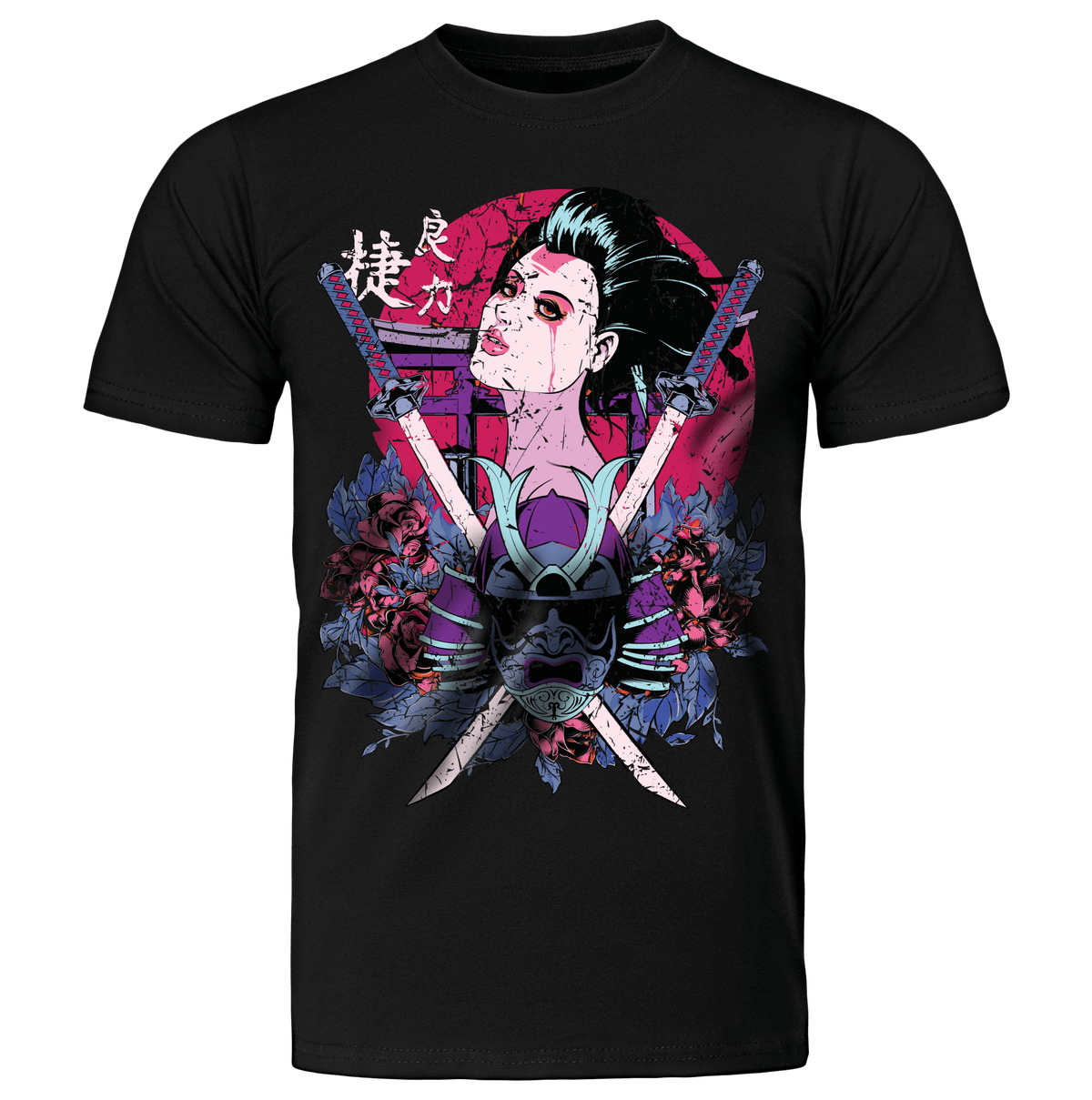 SAMURAISHA: T - SHIRT - NEOMACHI - Cyberpunk - Techwear - Gaming