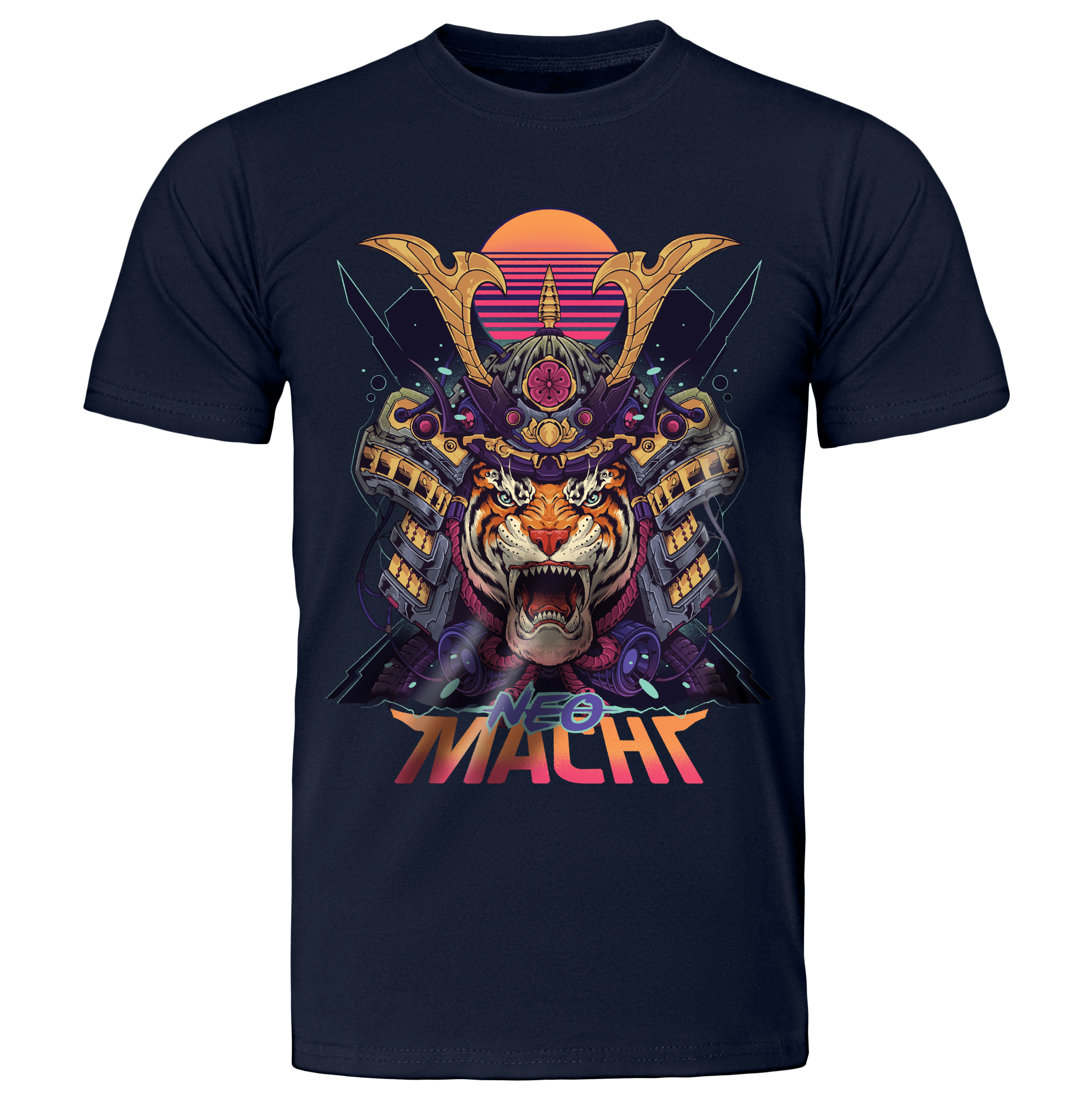 SAMURAITAIGĀ: T - SHIRT - NEOMACHI - Cyberpunk - Techwear - Gaming