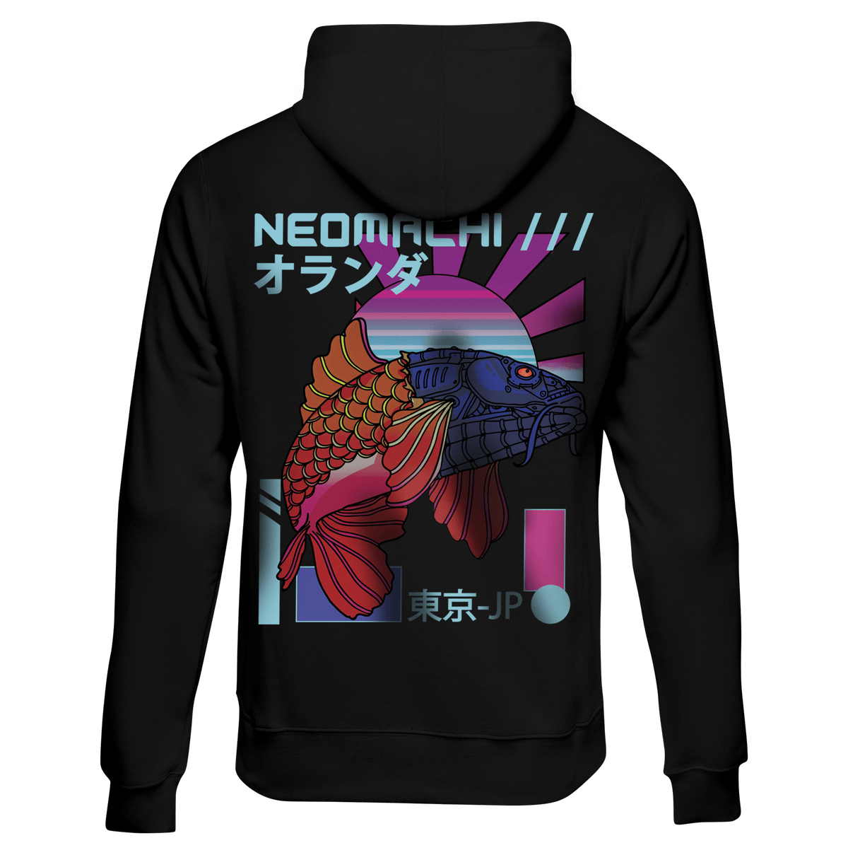 SEIJI: HOODIE - NEOMACHI - Cyberpunk - Techwear - Gaming