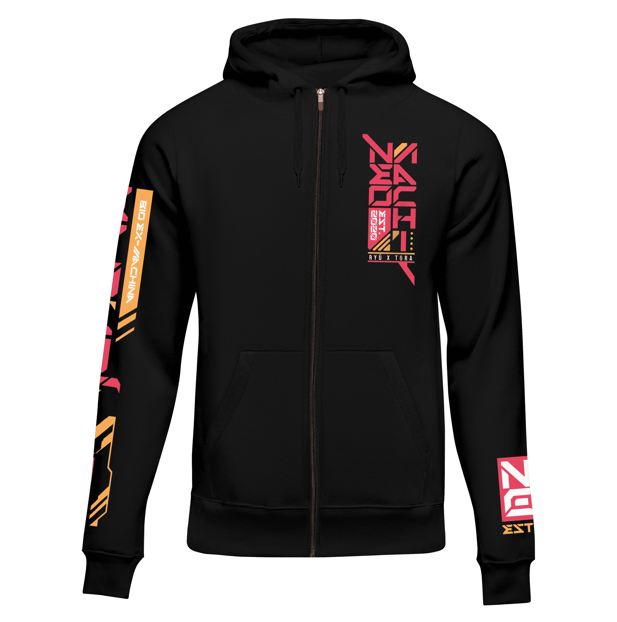 SENTÕ: ZIP HOODIE - NEOMACHI - Cyberpunk - Techwear - Gaming