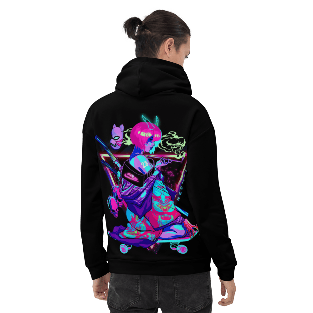 SUKĒTĀ: HOODIE - NEOMACHI - Cyberpunk - Techwear - Gaming