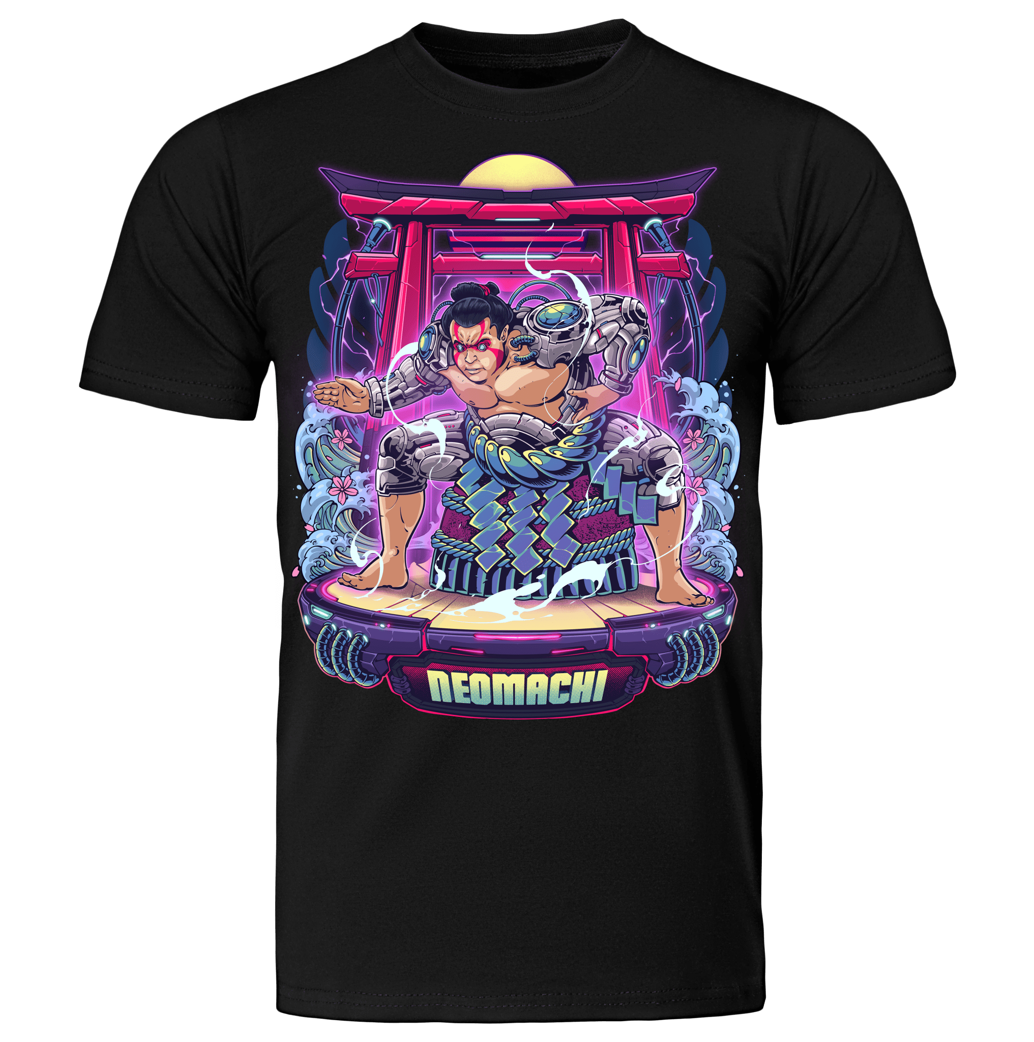 SUMO: T - SHIRT - NEOMACHI - Cyberpunk - Techwear - Gaming