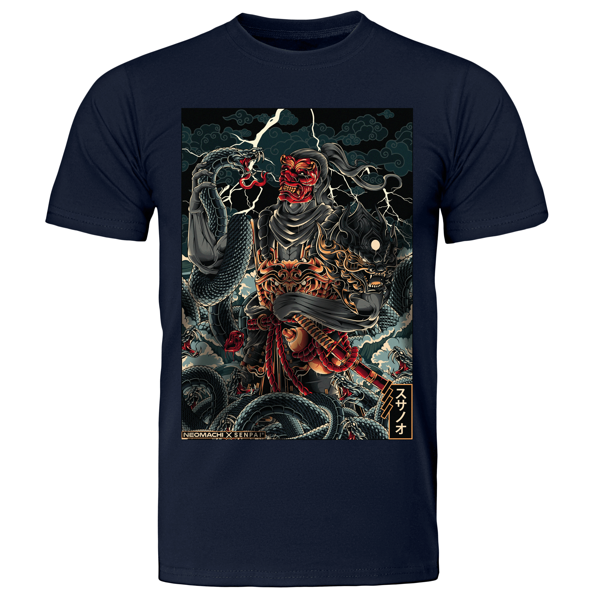 SUSANOO: T - SHIRT - NEOMACHI - Cyberpunk - Techwear - Gaming