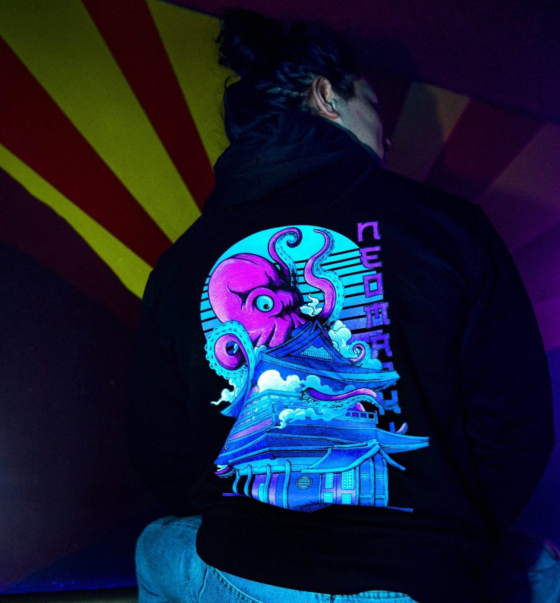 TAKOYAKI: HOODIE - NEOMACHI - Cyberpunk - Techwear - Gaming